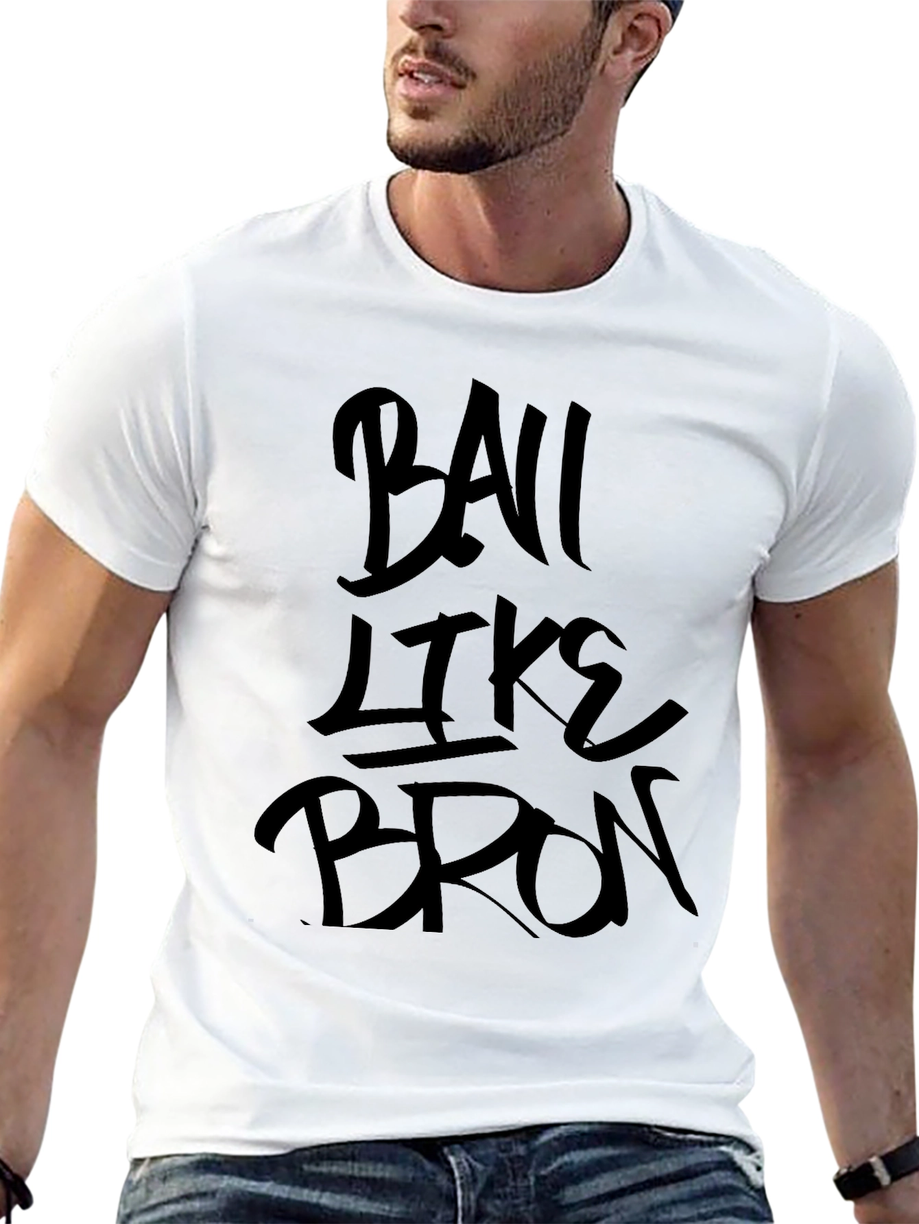 Ball Like Bron Graphic Tee - Black