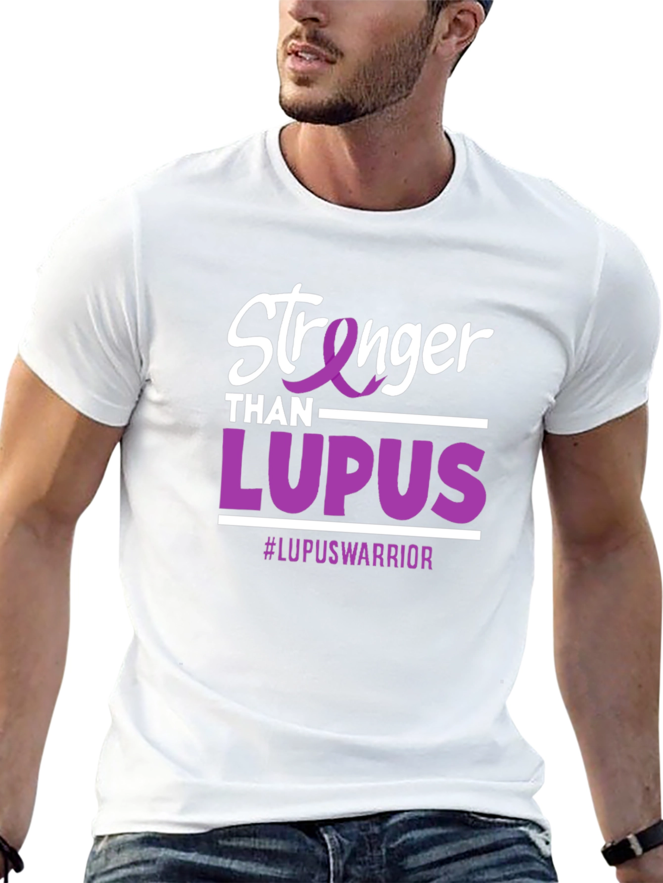 Stronger Than Lupus Awareness T-Shirt