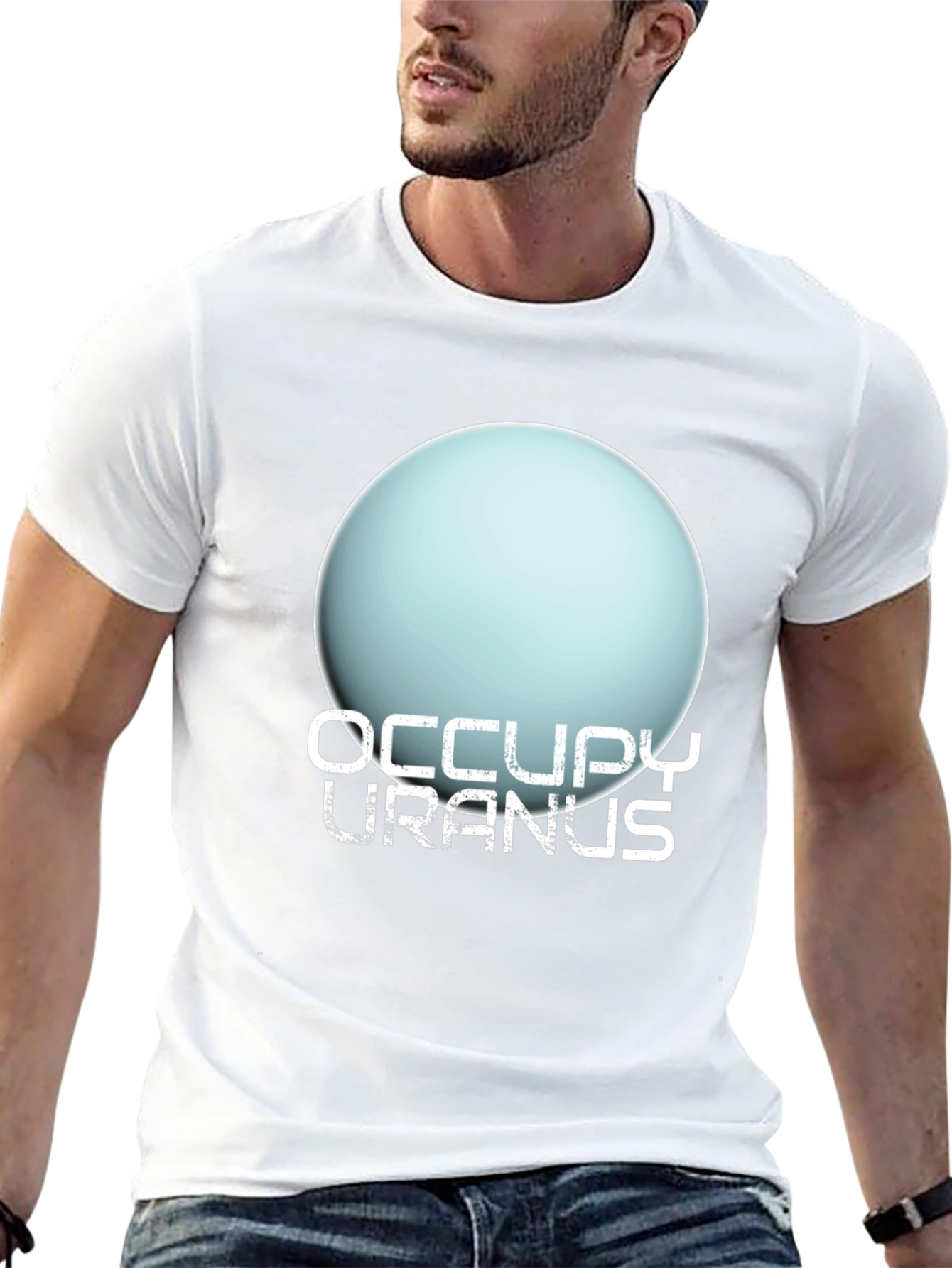 Occupy Uranus T-Shirt - Funny Space Tee