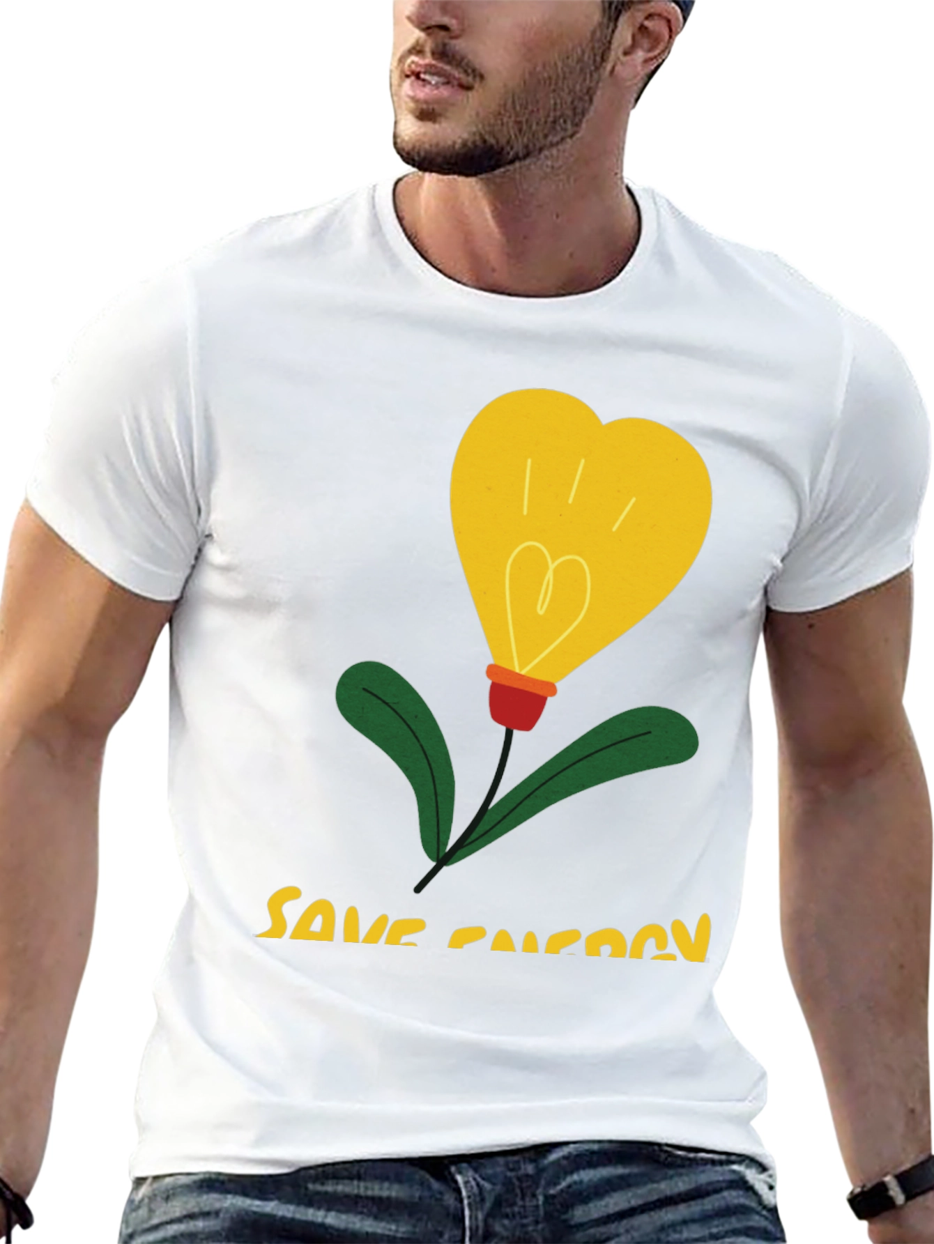 Eco-Friendly Save Energy Graphic Tee