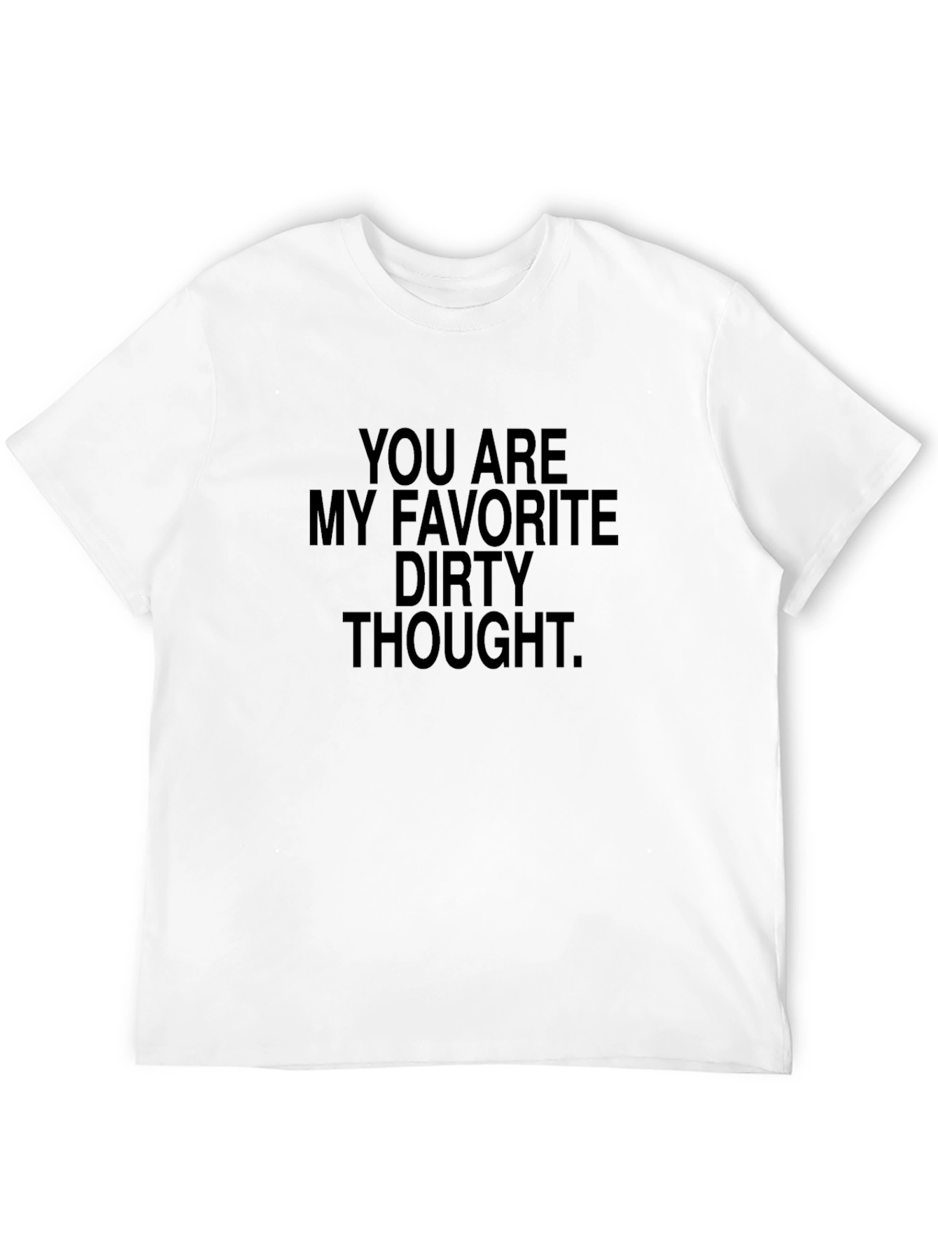 Favorite Dirty Thought Black Graphic T-Shirt