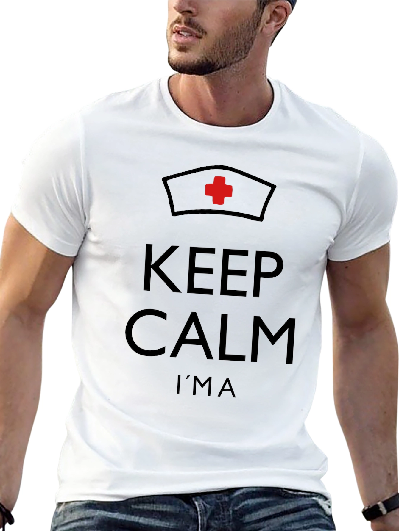 Keep Calm Im a Nurse Graphic T-Shirt