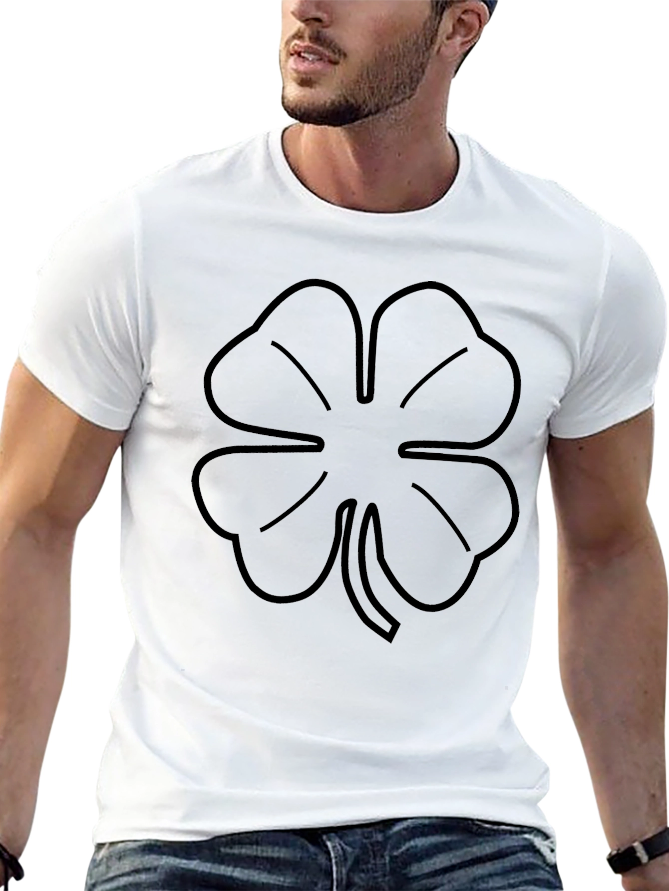 Black Clover T-Shirt - Four Leaf Design