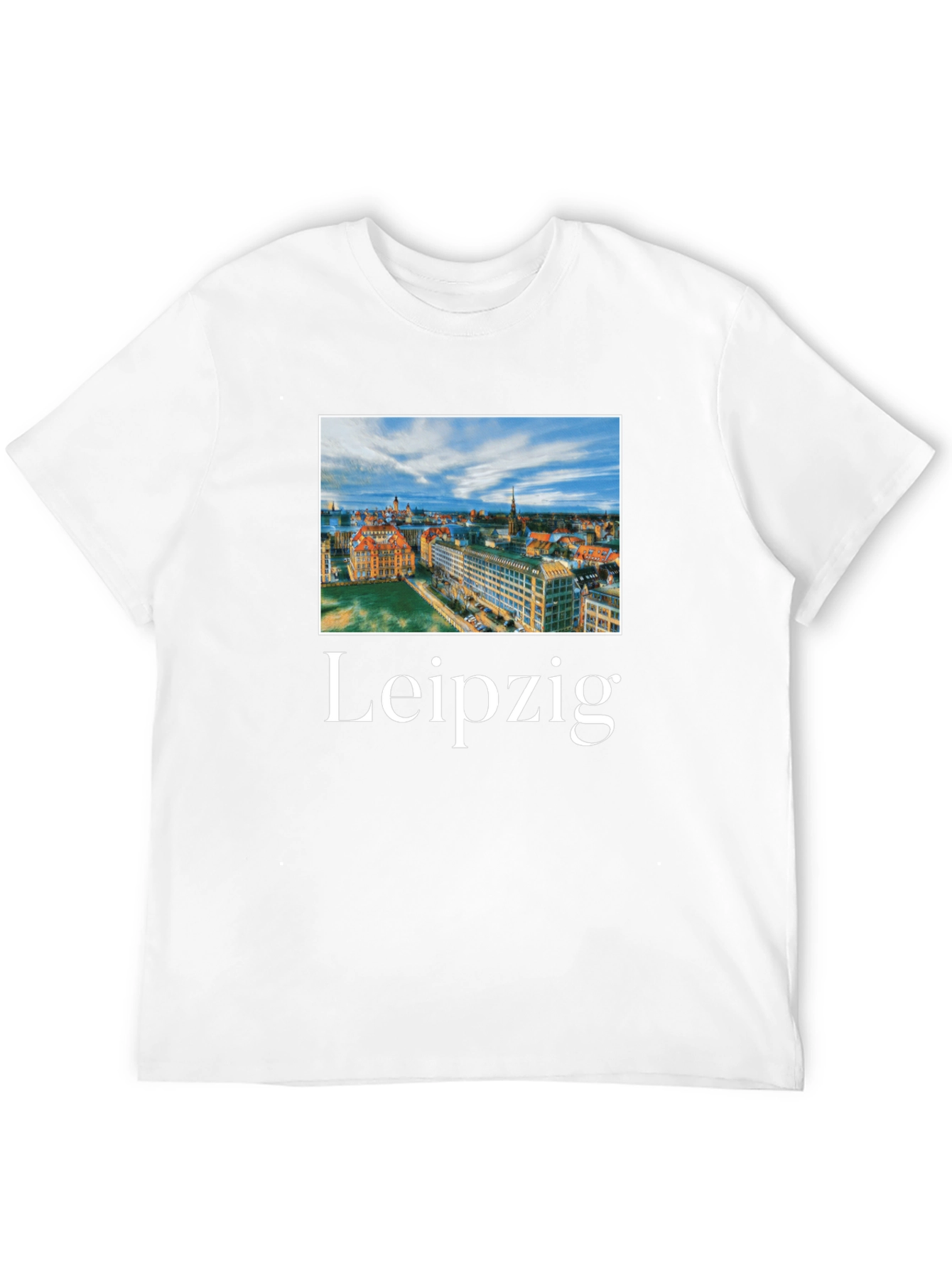 Leipzig Cityscape Graphic T-Shirt