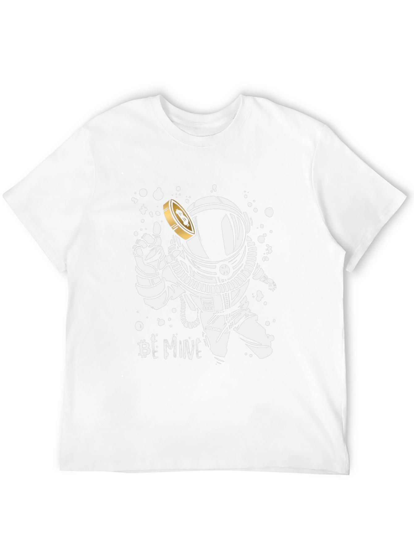 Astronaut Crypto T-Shirt - Be Mine Design