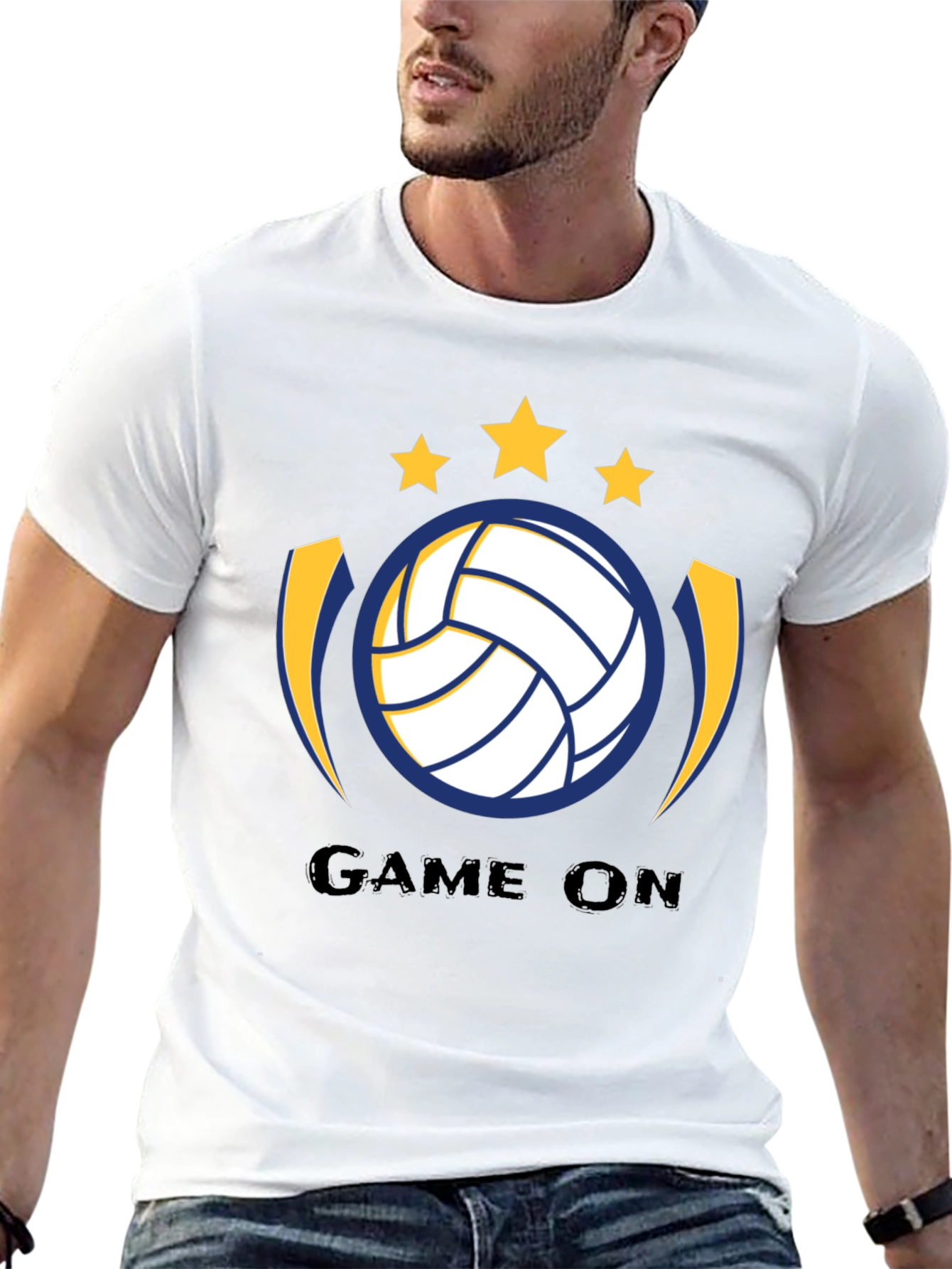 Game On Volleyball Graphic T-Shirt