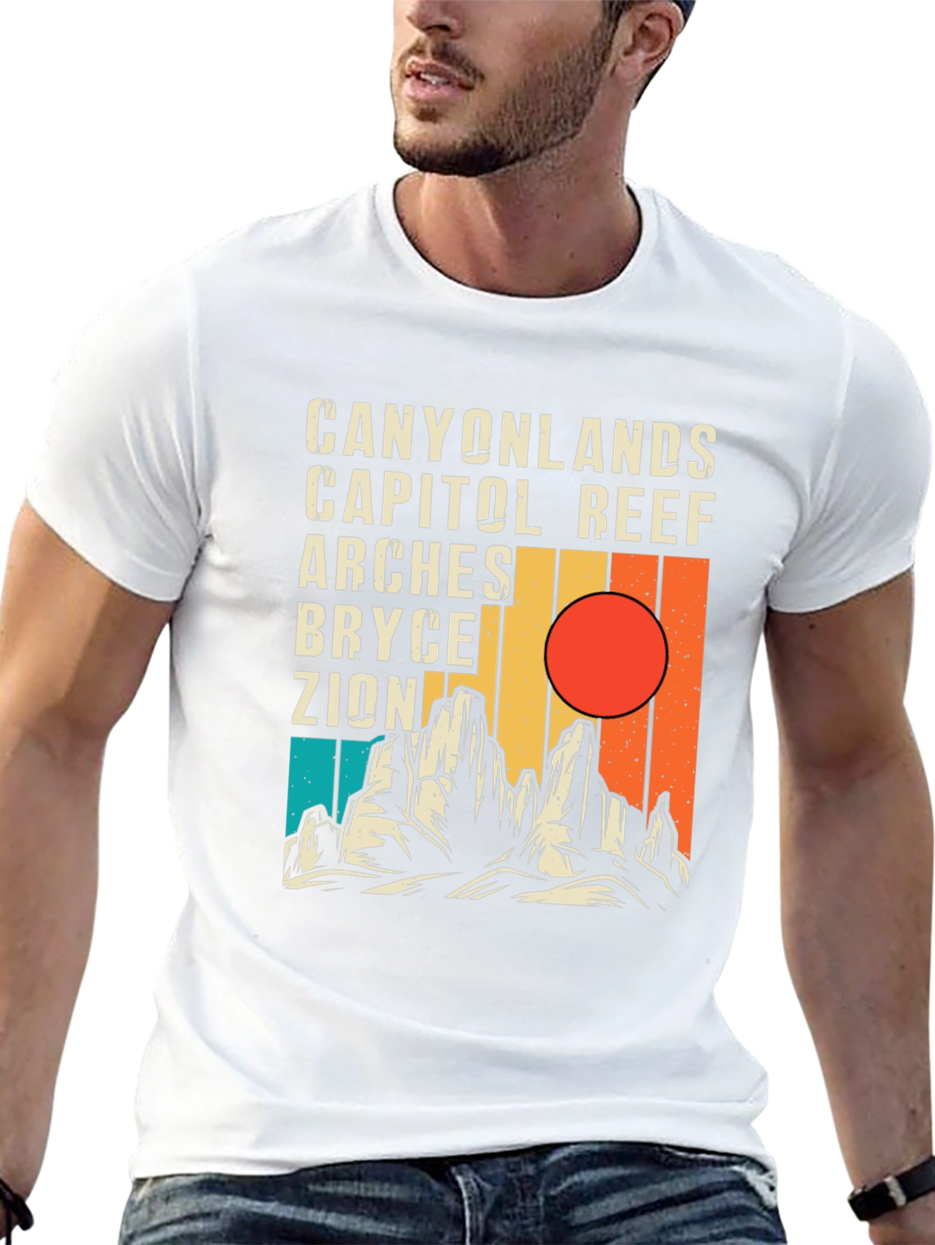 National Park Graphic Tee - Canyonlands Zion Arches