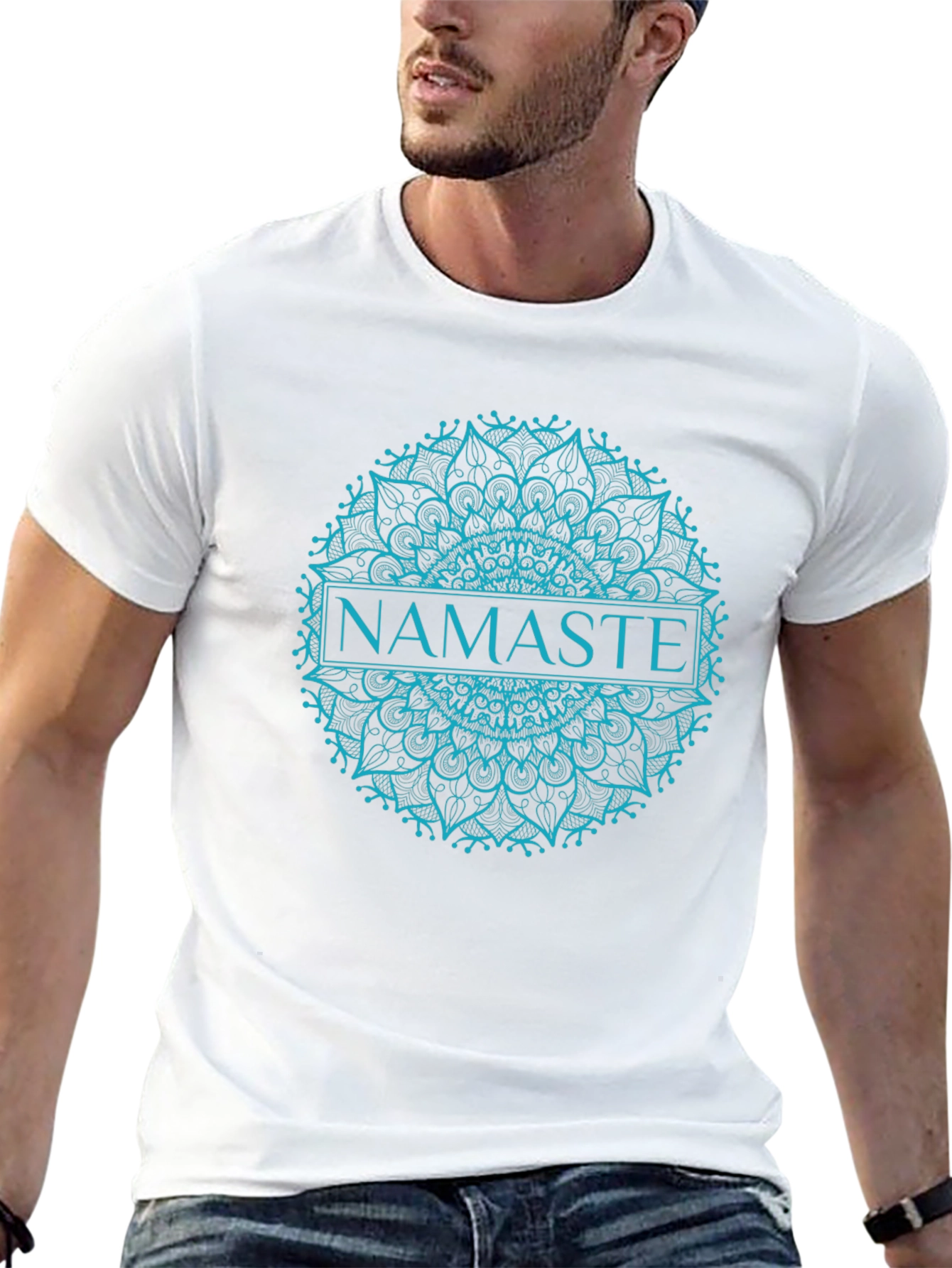 Namaste Mandala T-Shirt - Stylish and Comfortable