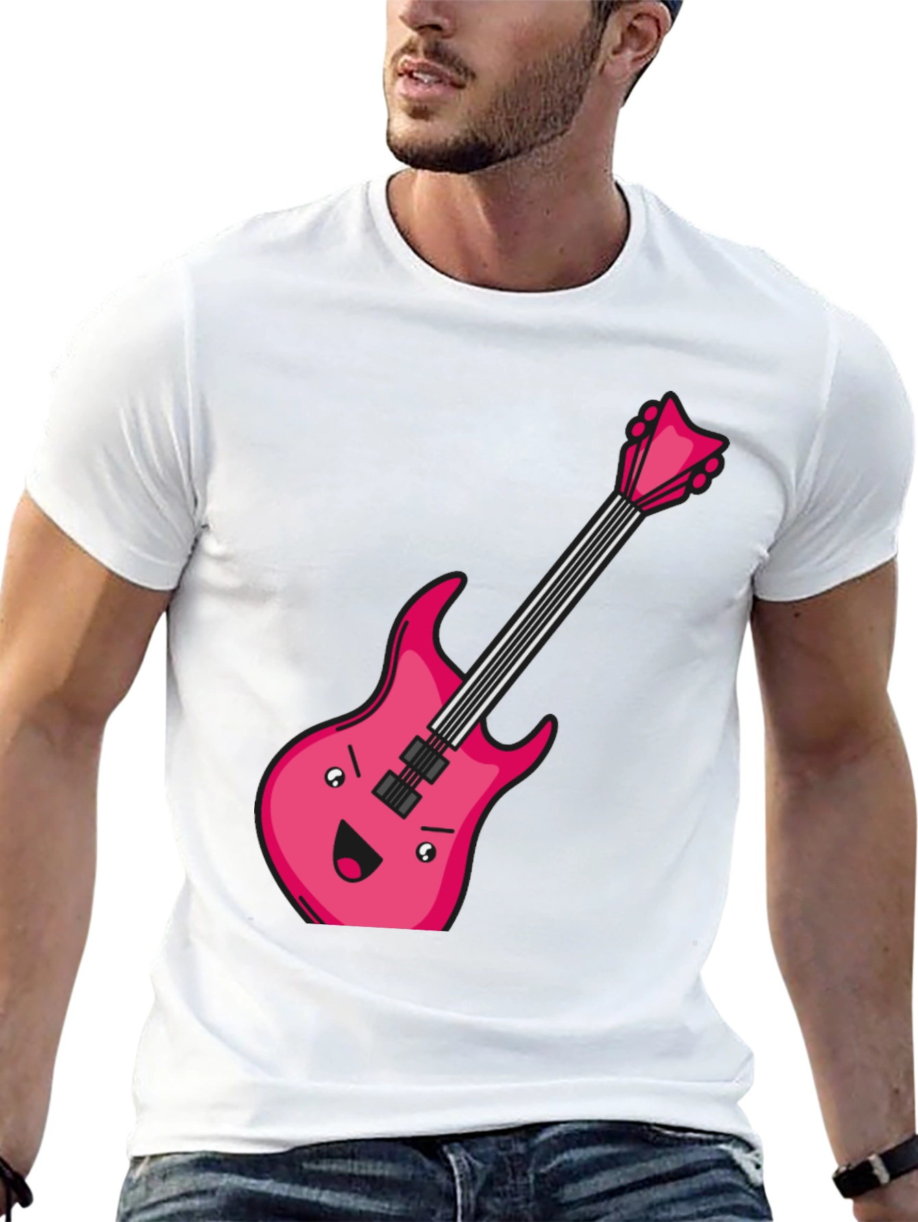 Funny Electric Guitar Graphic T-Shirt