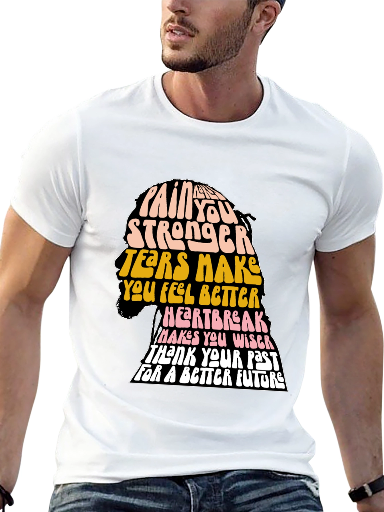 Inspirational T-Shirt: Pain Makes You Stronger