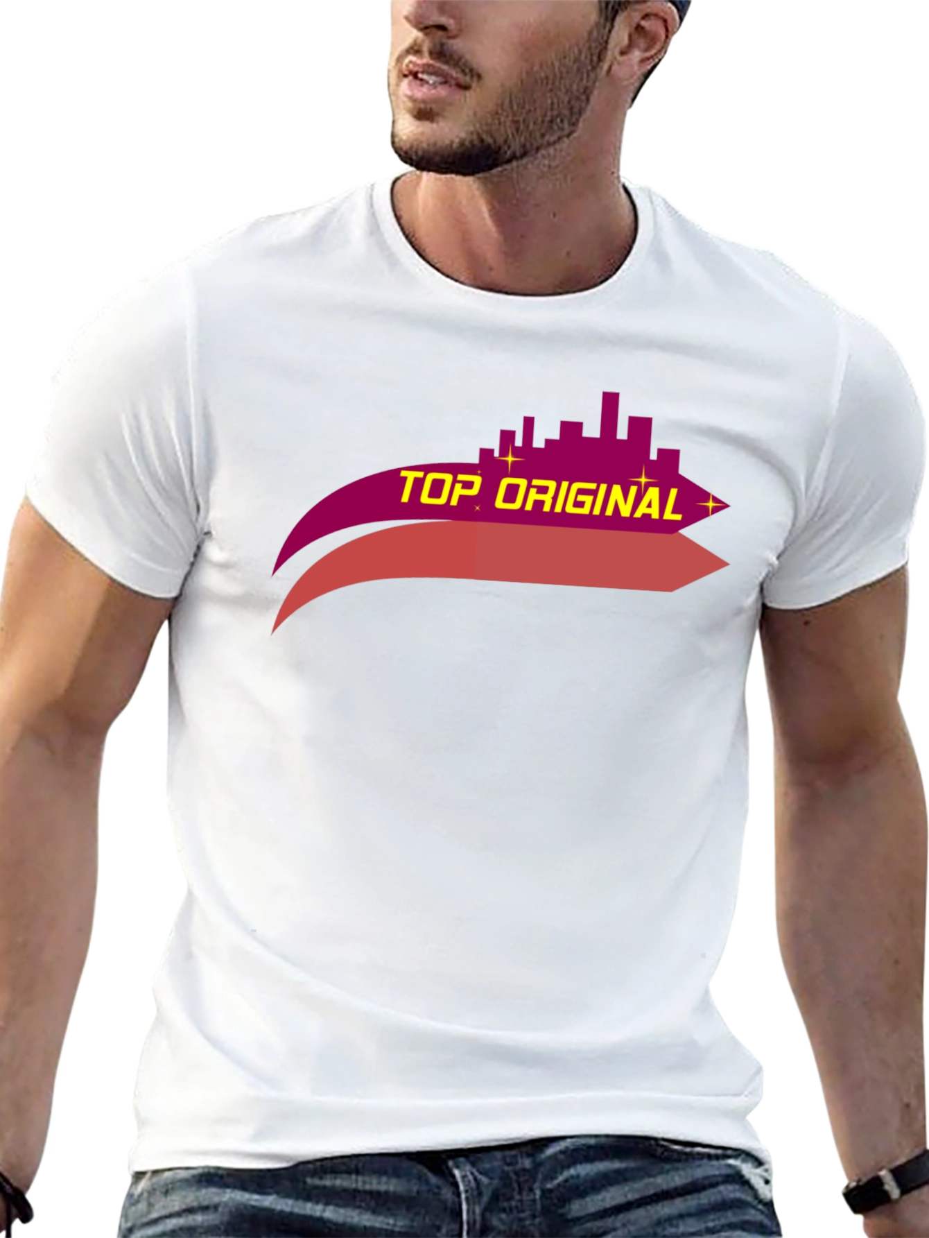 Top Original Graphic Tee - Retro Style