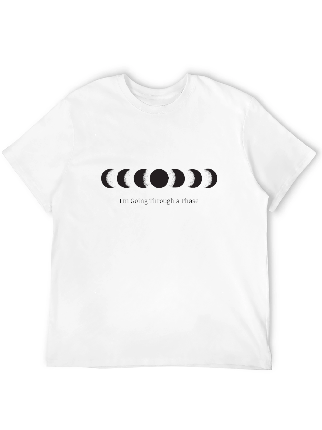 Moon Phase Black T-Shirt