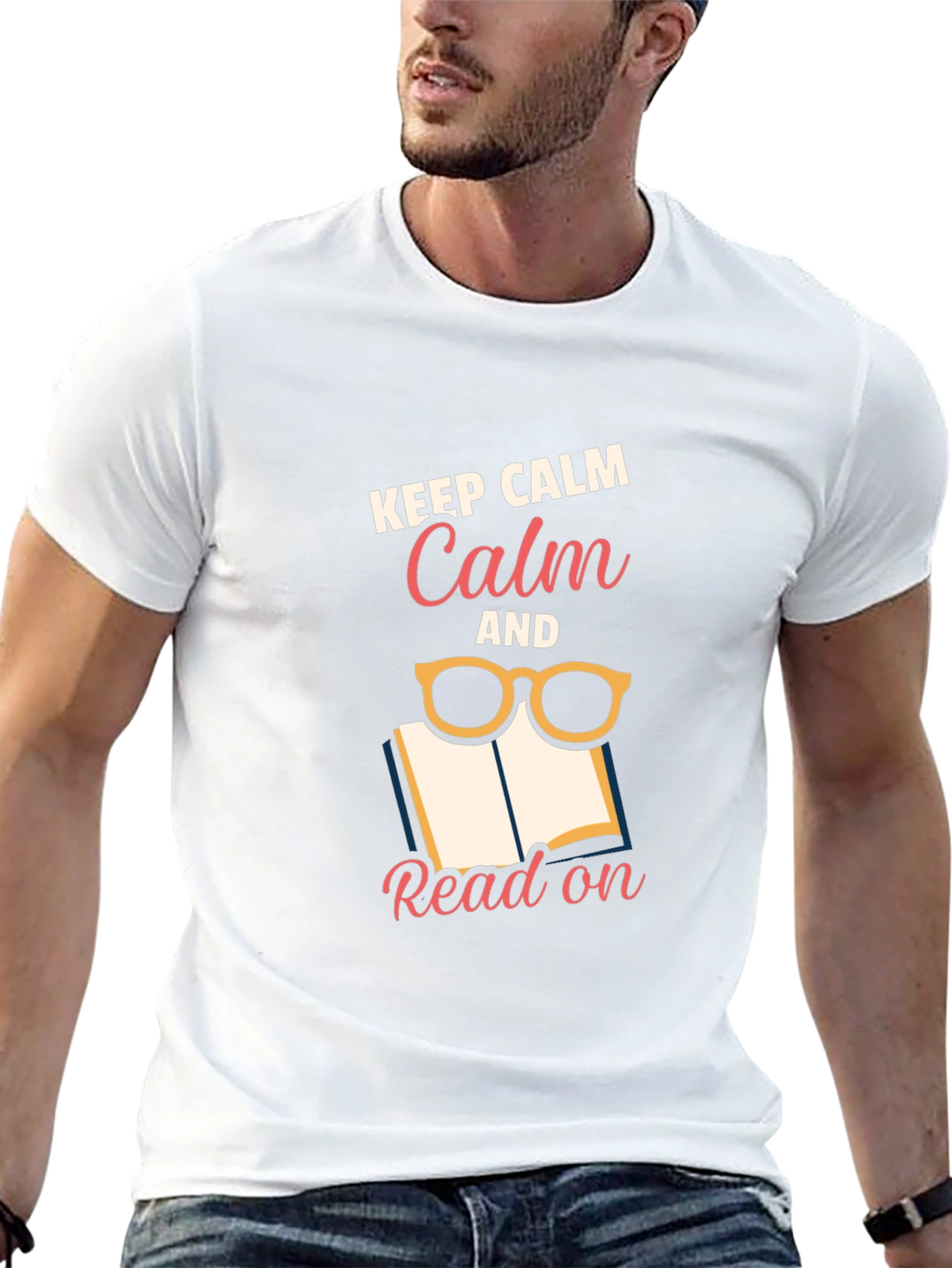 Keep Calm and Read On Graphic Tee