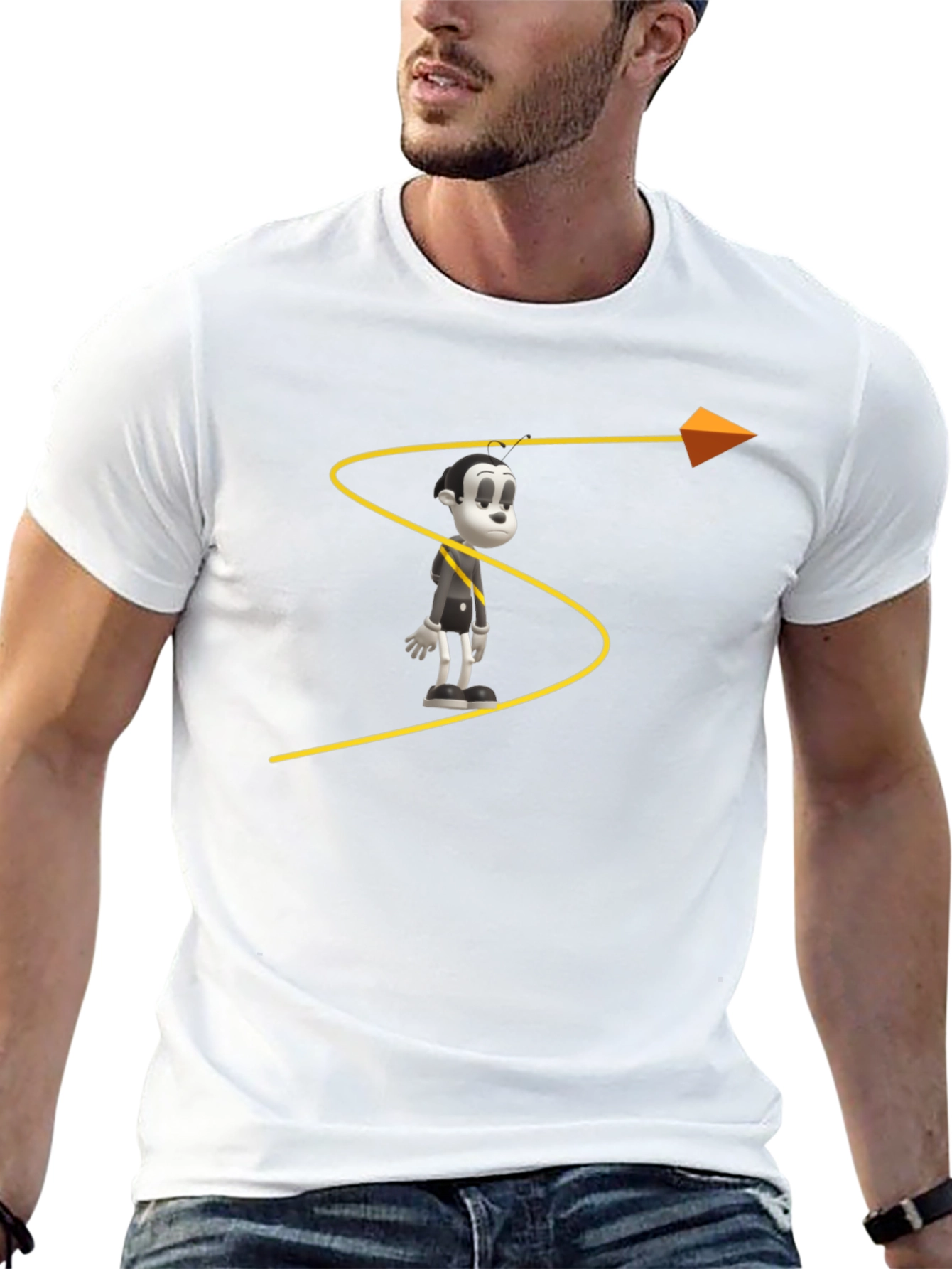 Whimsical Cartoon Character T-Shirt