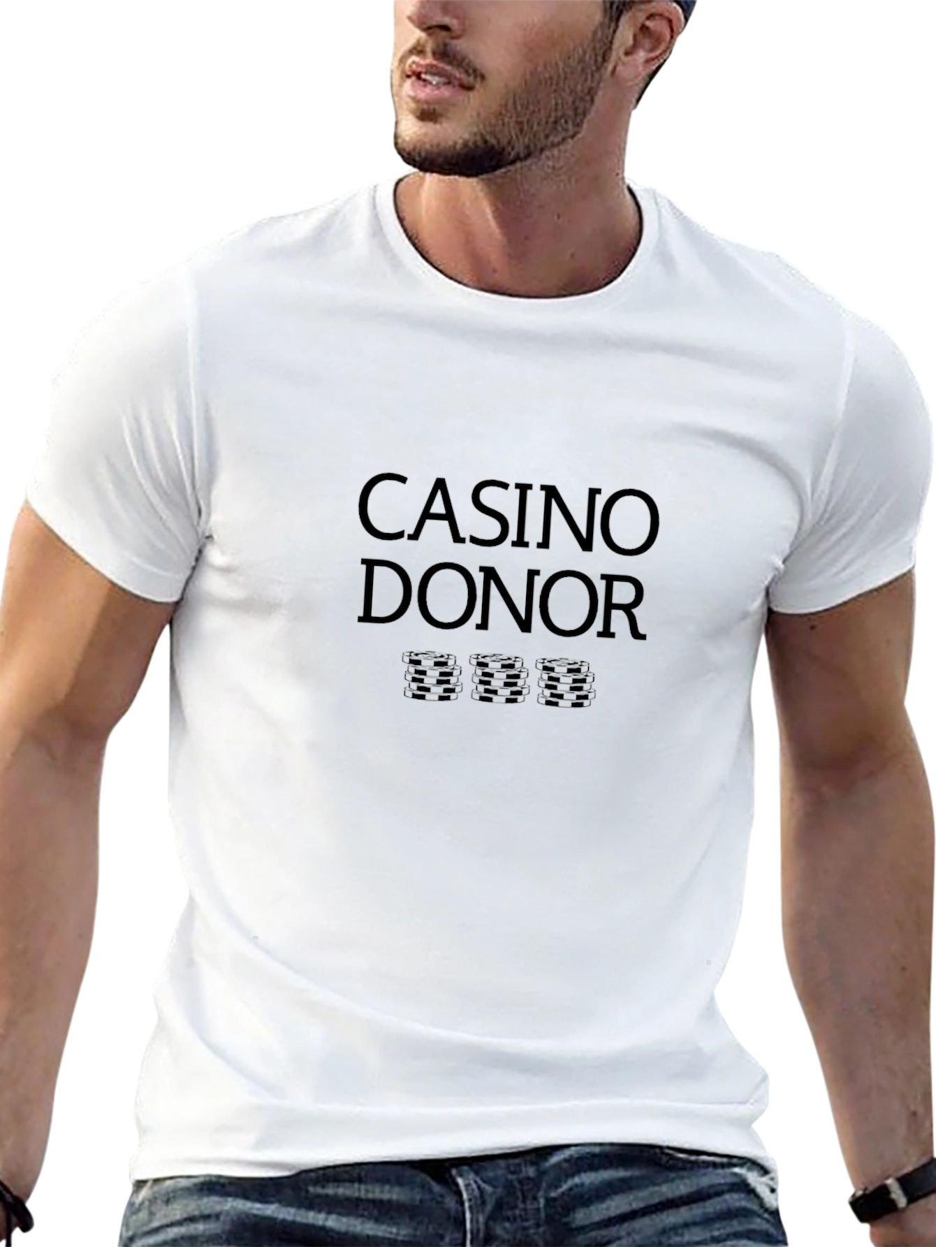 Casino Donor Black T-Shirt