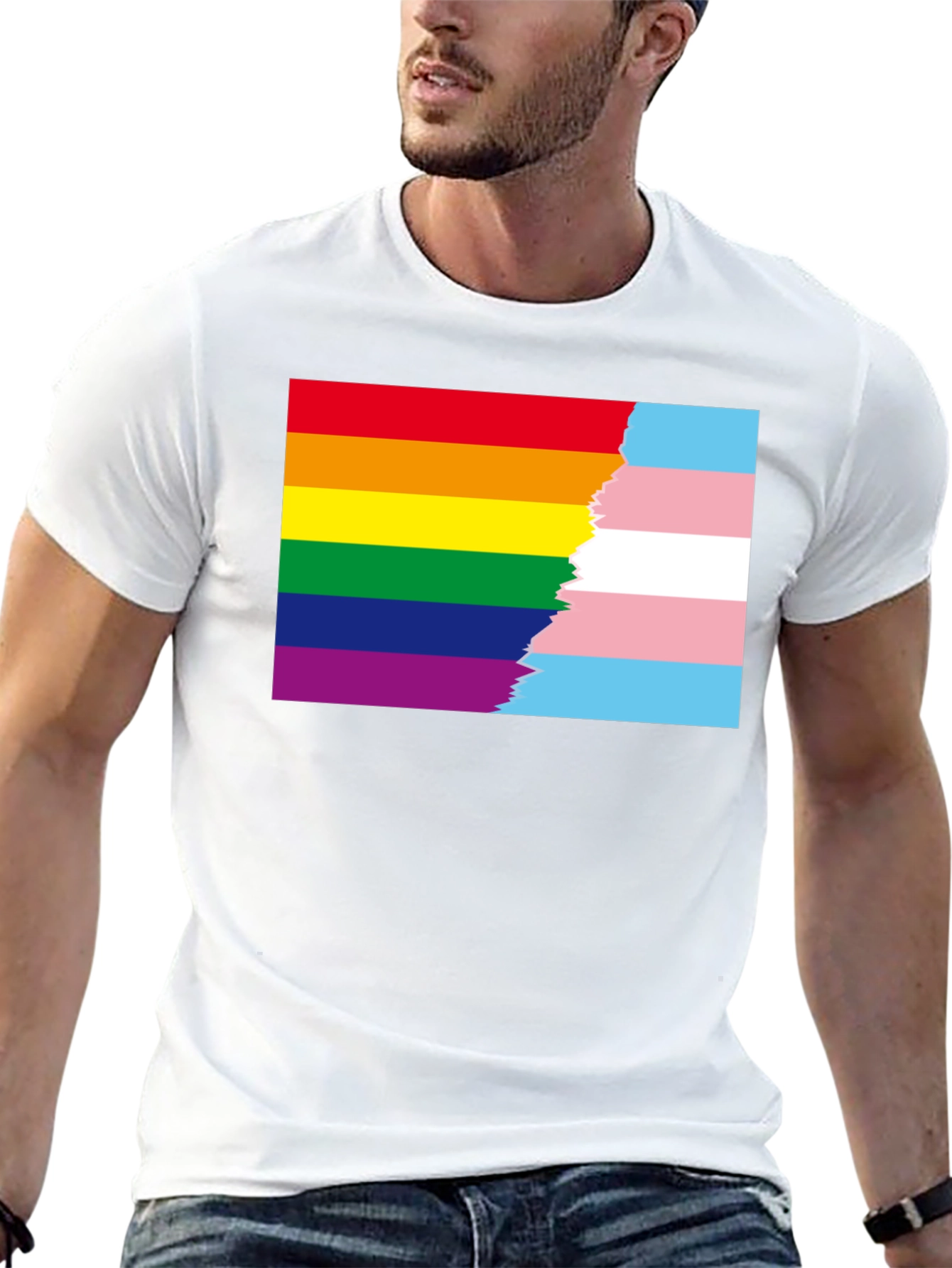 Pride & Transgender Flag T-Shirt