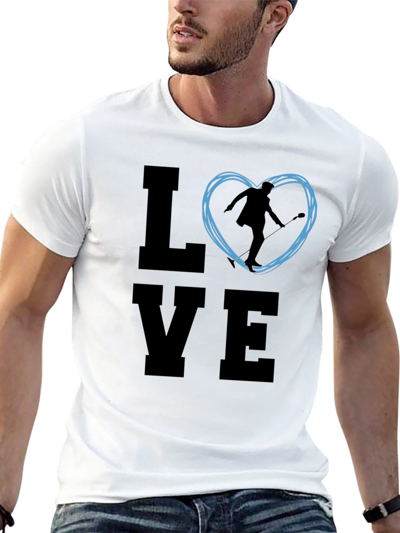 Love Figure Skating Black T-Shirt