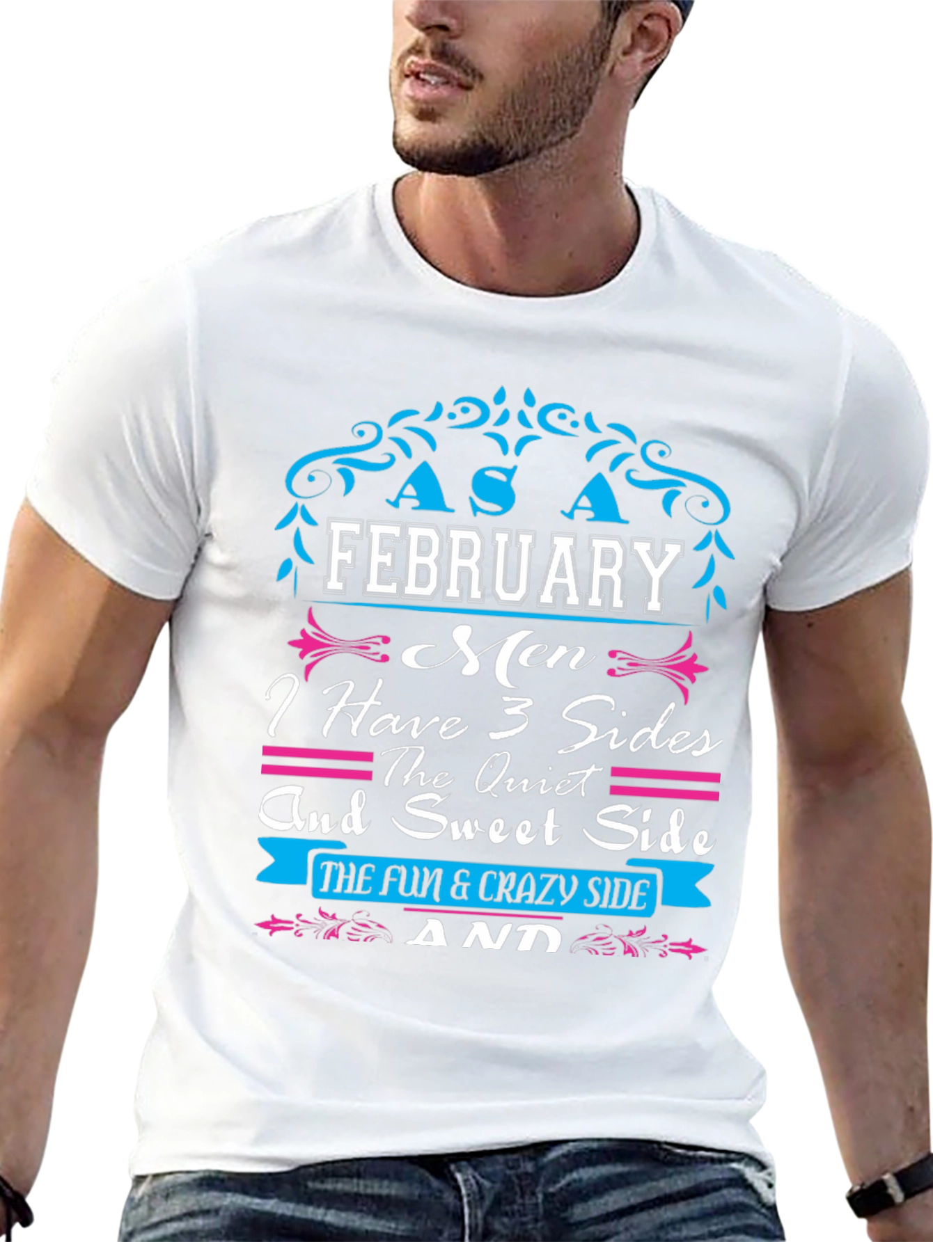 February Men 3 Sides T-Shirt