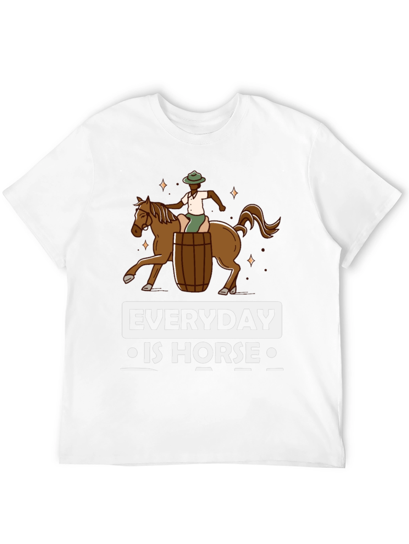 Everyday is Horse Barrel Racing Graphic T-Shirt