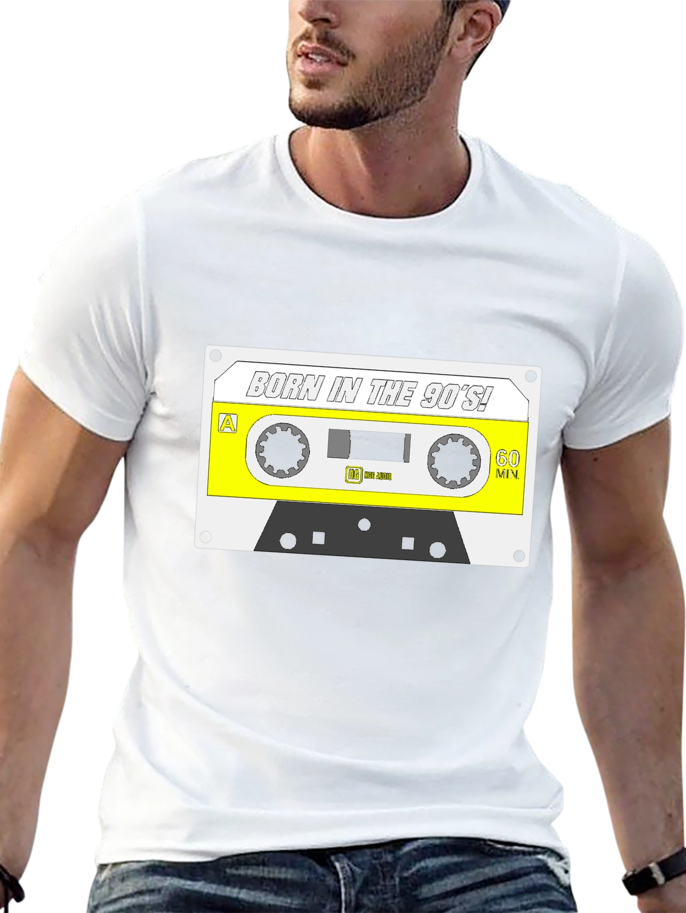 Born in the 90s Cassette Tape Graphic T-Shirt