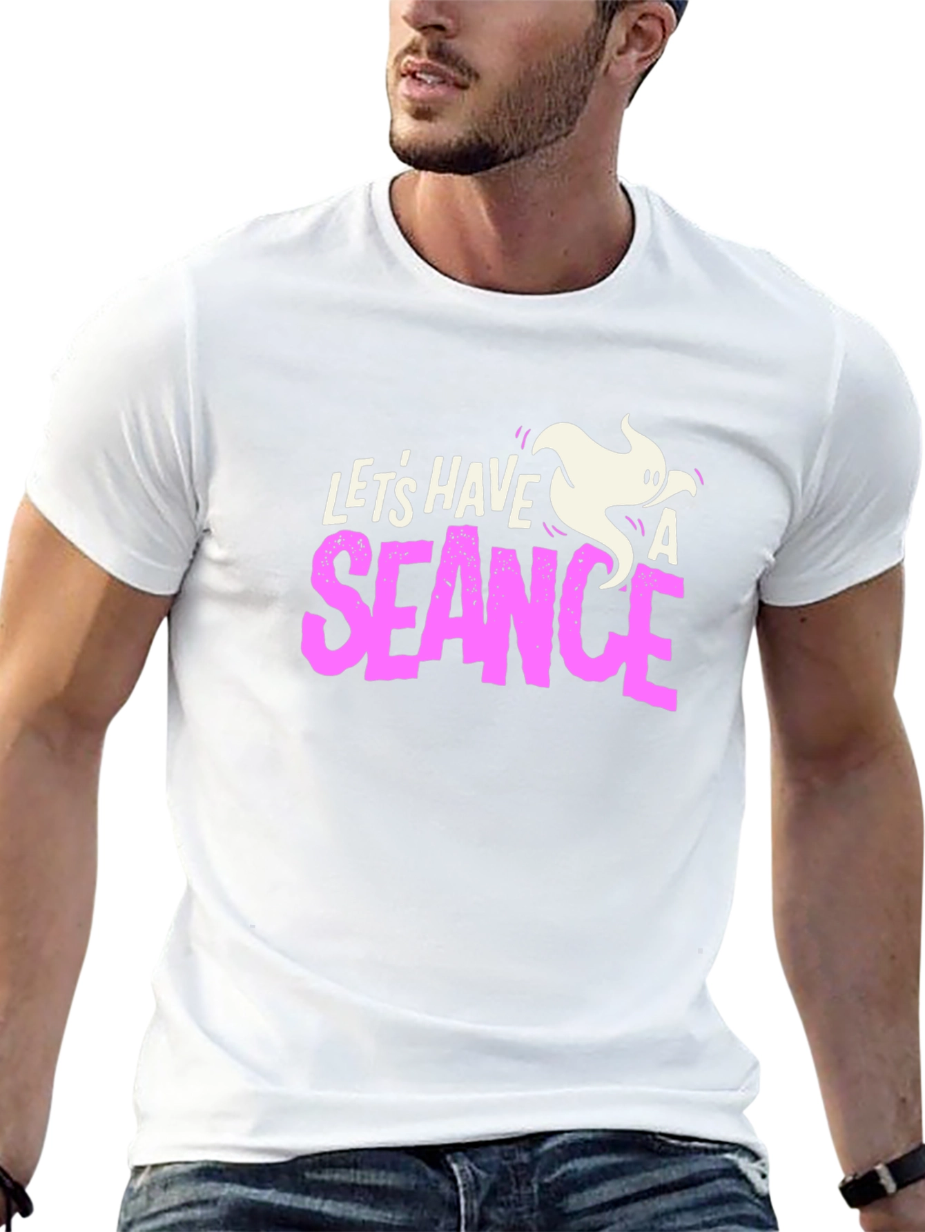 Lets Have a Seance Black Graphic Tee