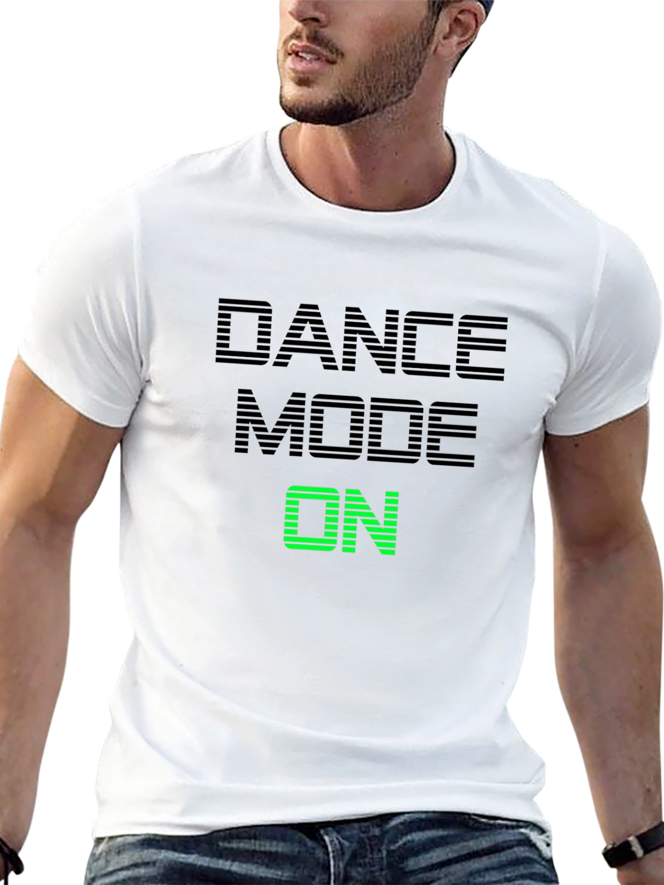 Dance Mode On T-Shirt - Black Graphic Tee