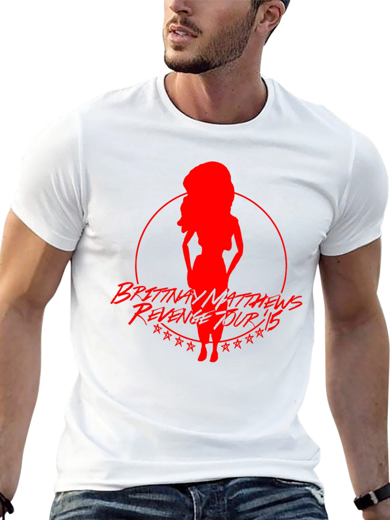 Brittany Matthews Revenge Tour 15 Black T-Shirt