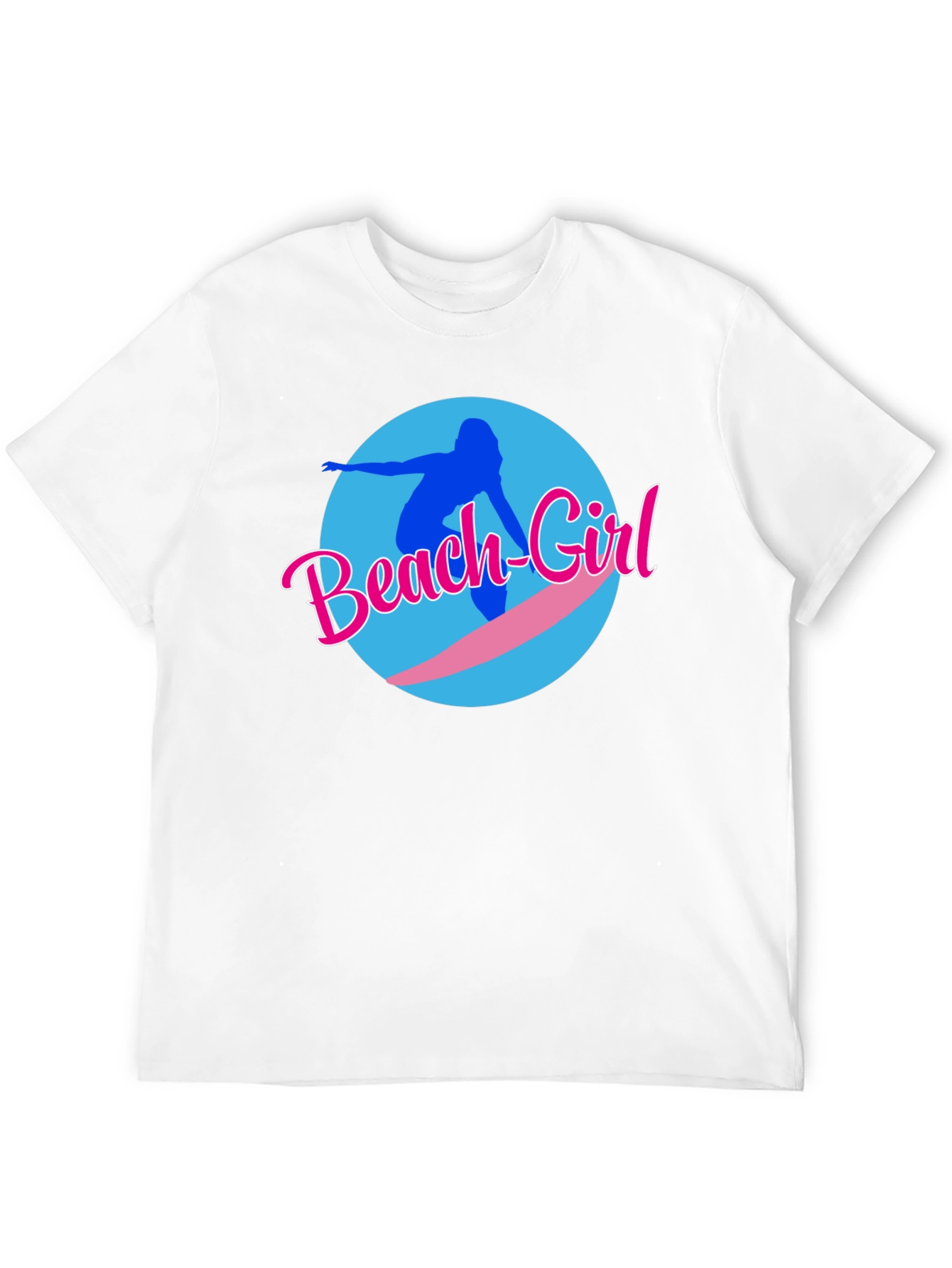 Beach Girl Surfer Graphic T-Shirt