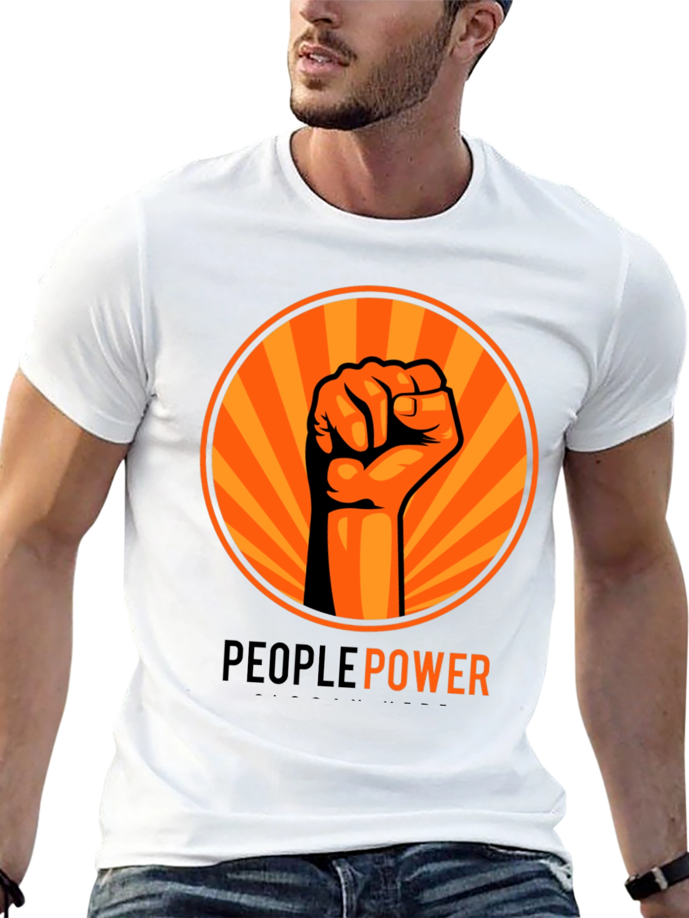 People Power T-Shirt - Fist Graphic