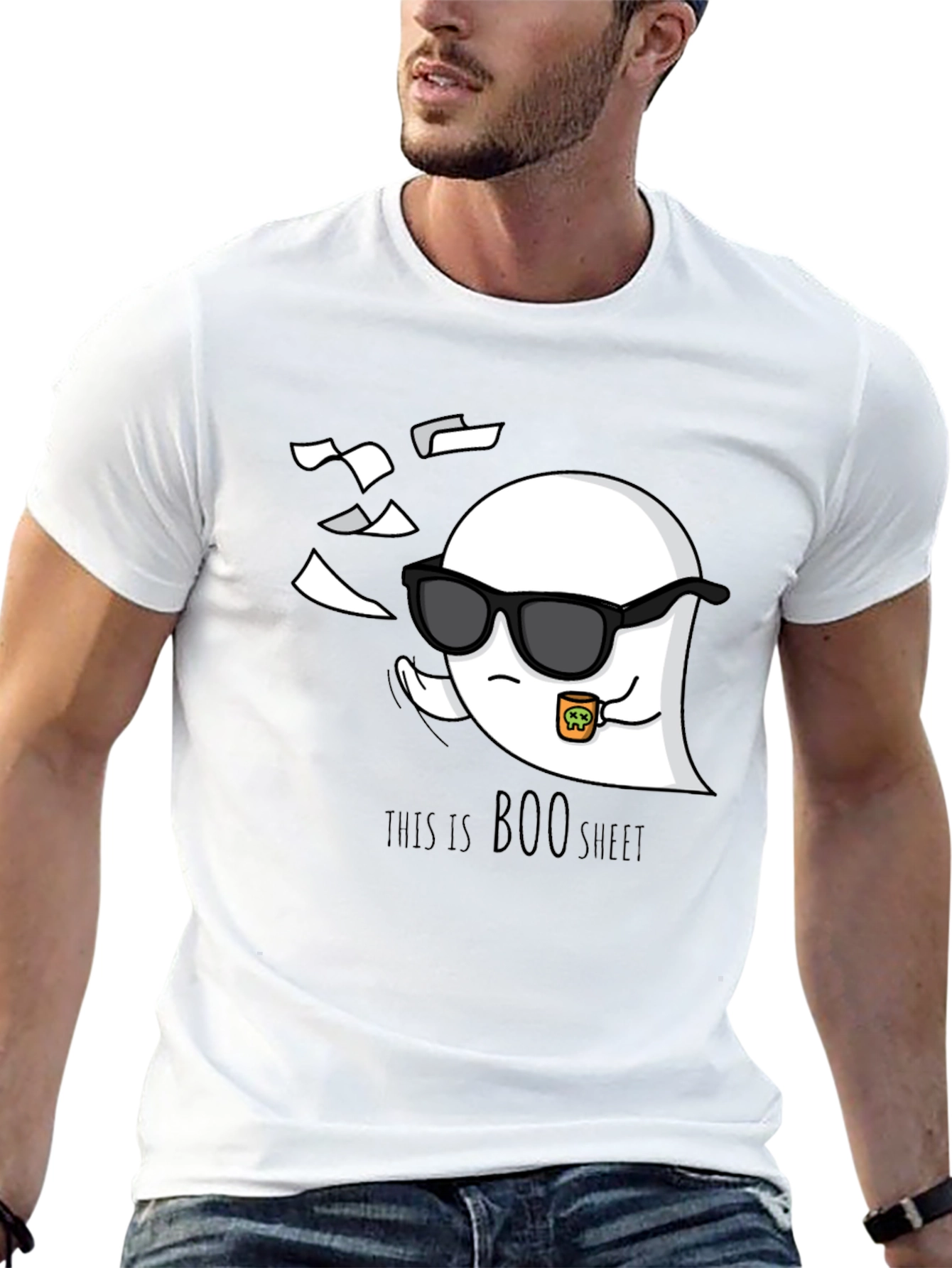 Boo Sheet Funny Ghost T-Shirt - Halloween Apparel