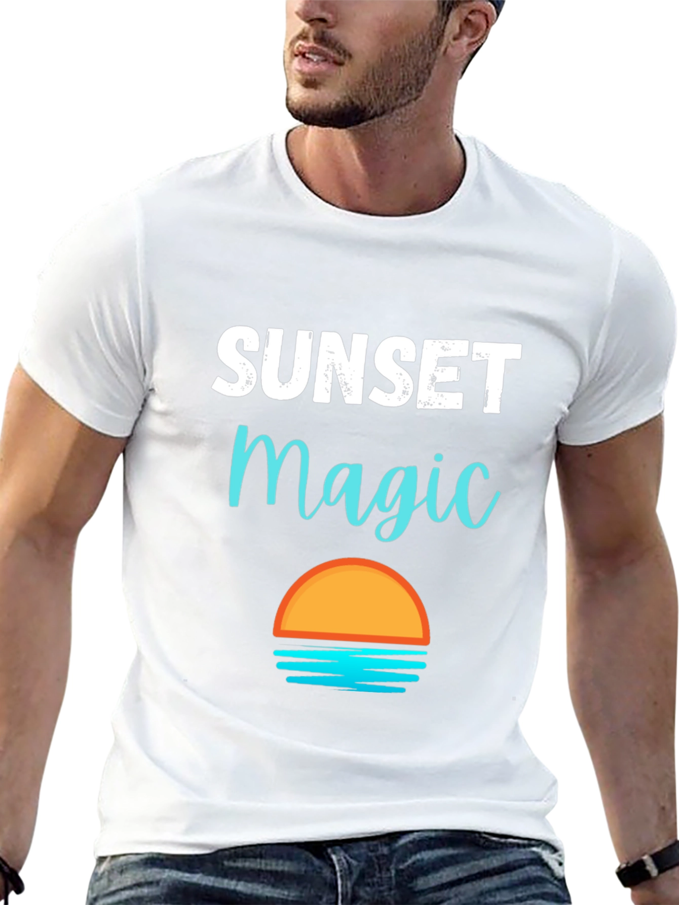 Sunset Magic Graphic Tee - Relaxed Fit