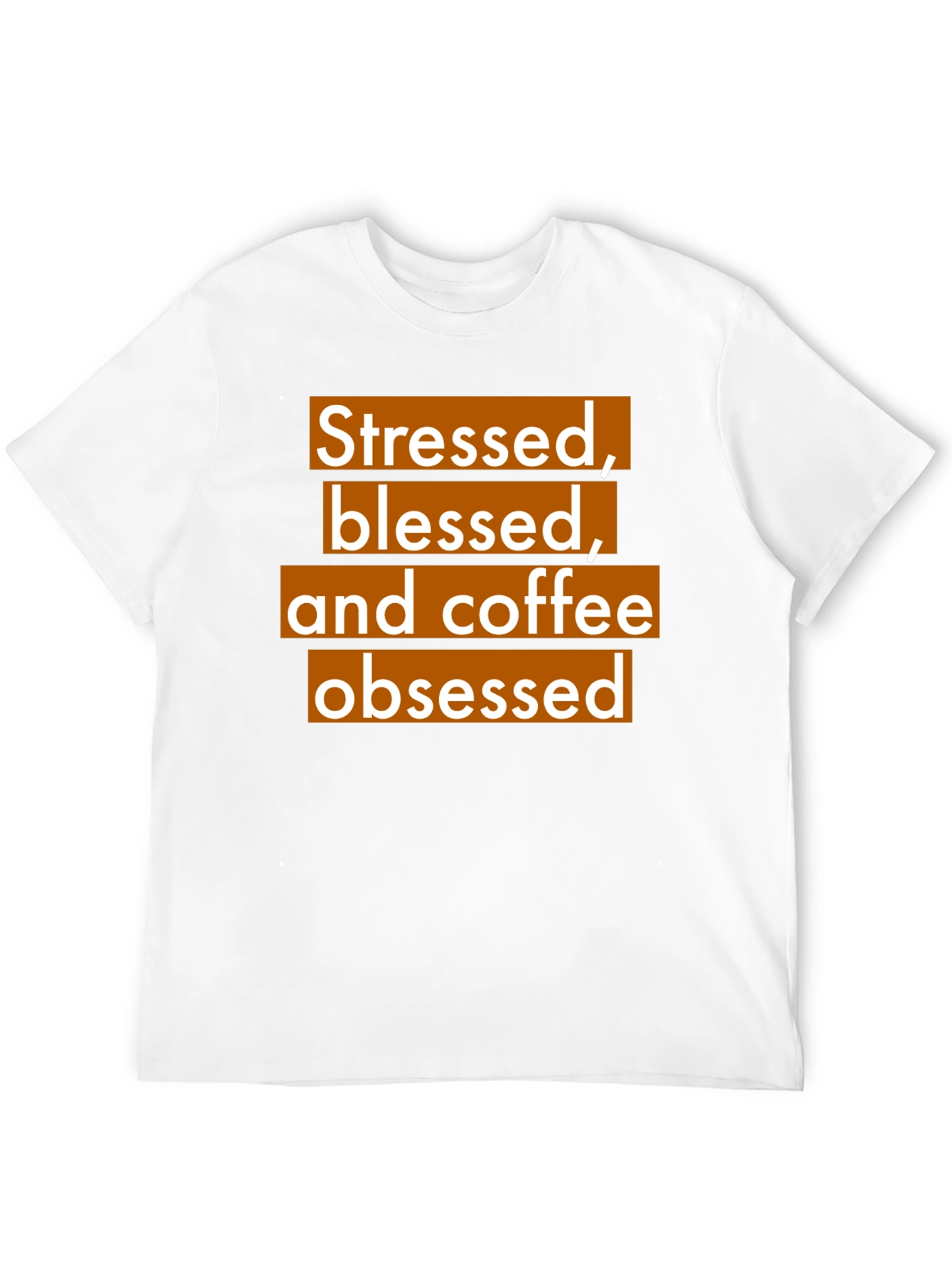 Stressed Blessed & Coffee Obsessed Graphic Tee