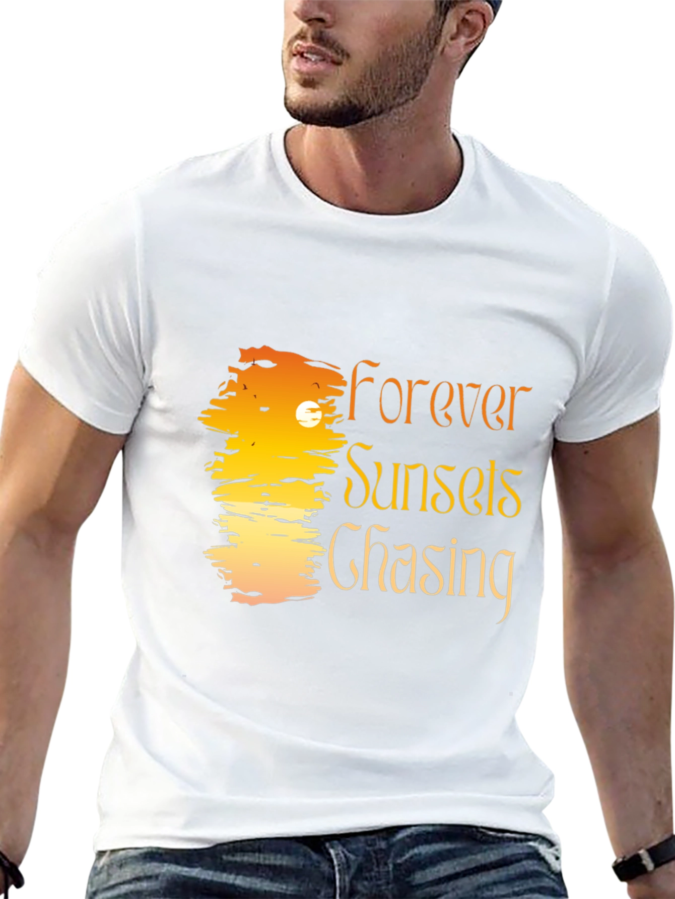 Forever Sunsets Chasing Graphic T-Shirt