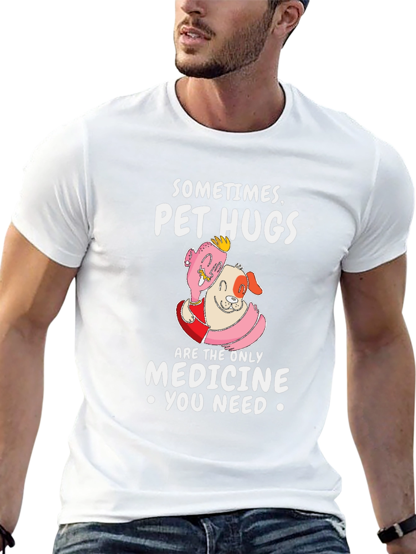 Pet Hugs Medicine T-Shirt - Unisex Comfort Fit