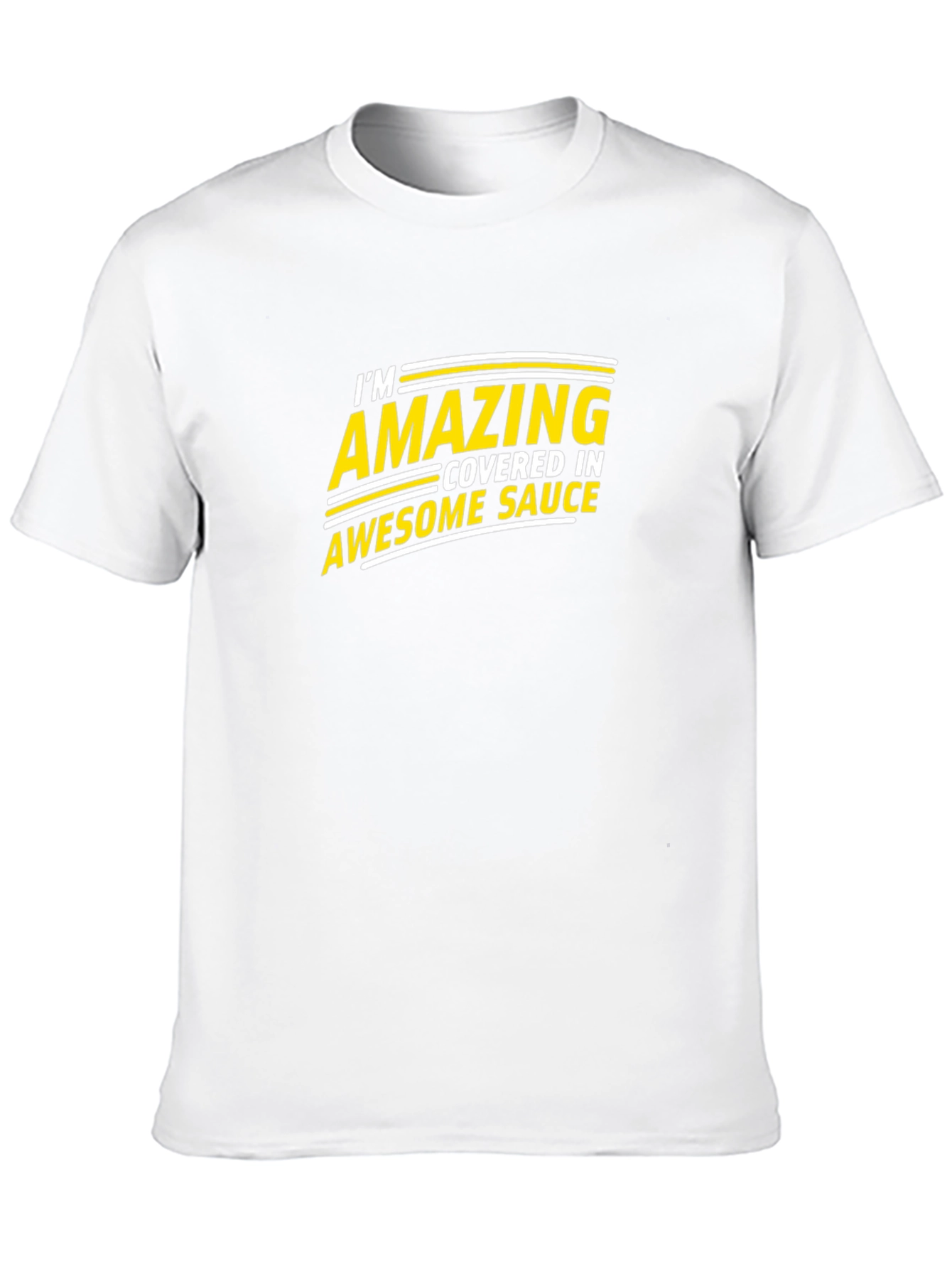 Amazing Sauce Graphic Tee - Black Cotton Blend