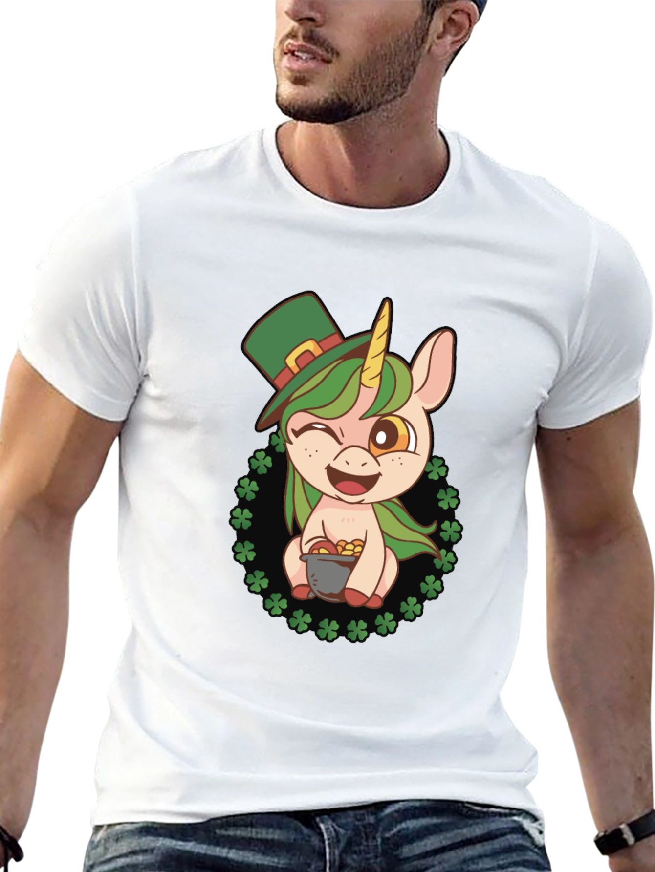 Lucky Unicorn St. Patricks Day T-Shirt