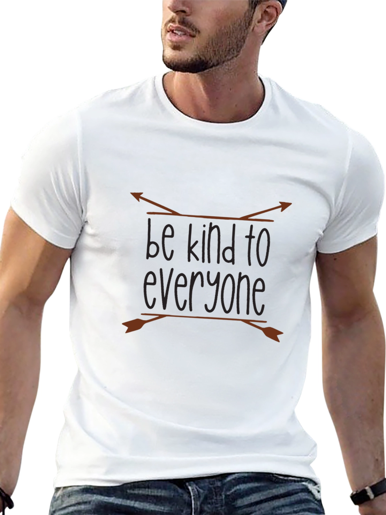 Be Kind to Everyone Black Graphic Tee