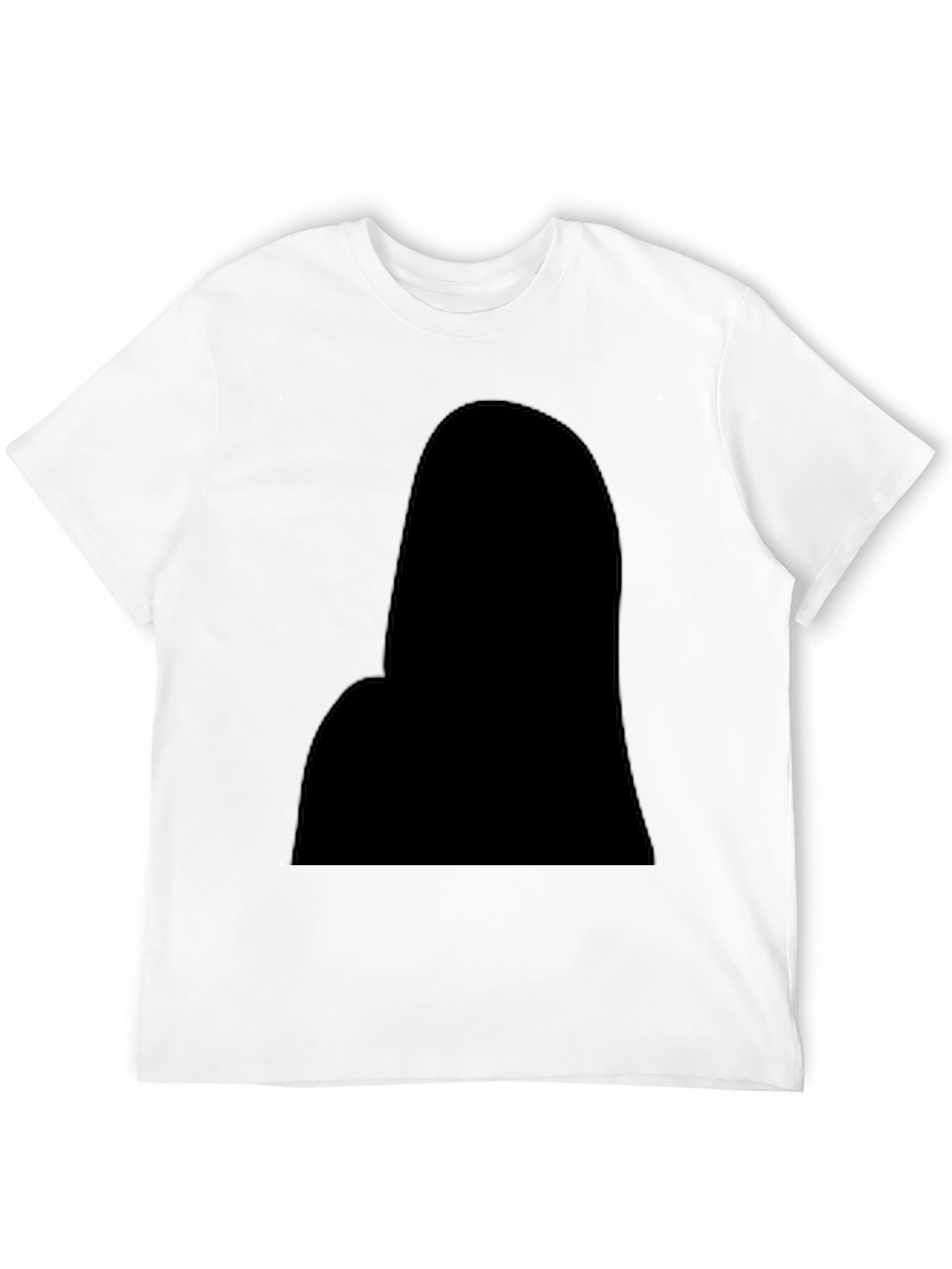 Mens Casual Black Crew Neck T-Shirt
