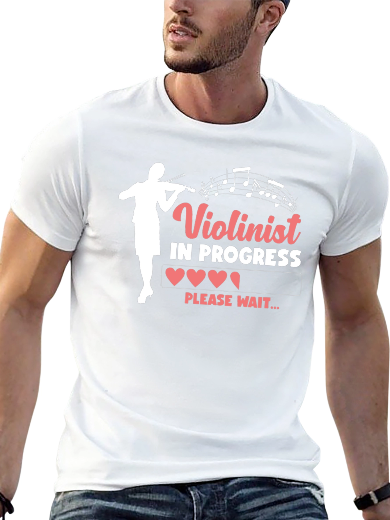 Violinist In Progress T-Shirt - Music Lover Tee