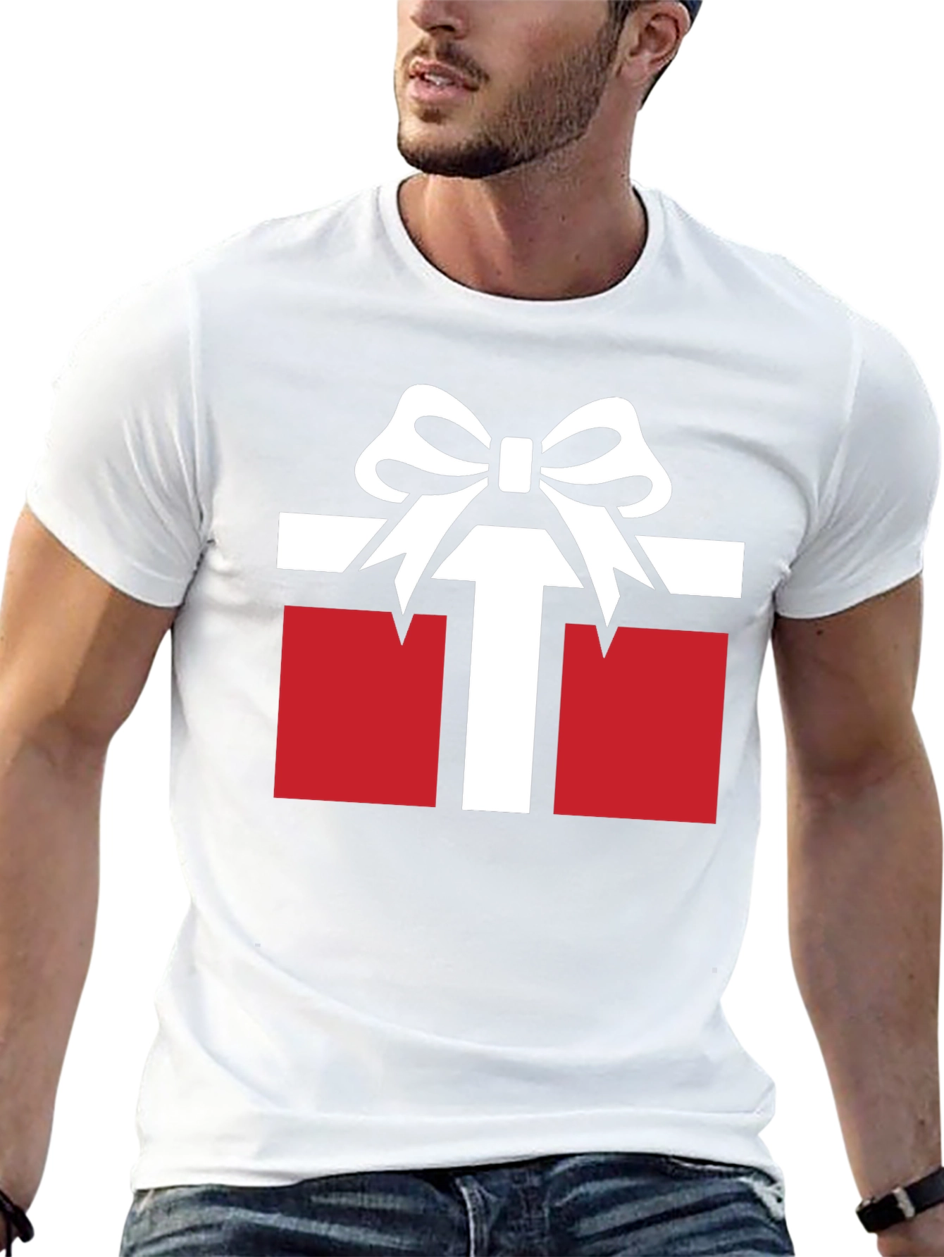 Festive Gift Box Graphic Tee