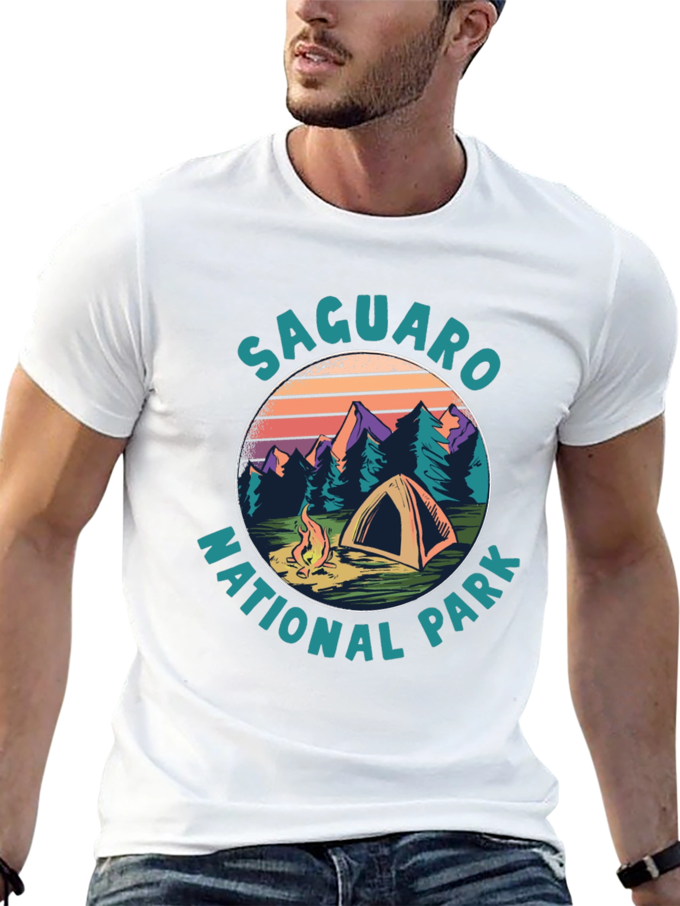 Saguaro National Park Camping T-Shirt