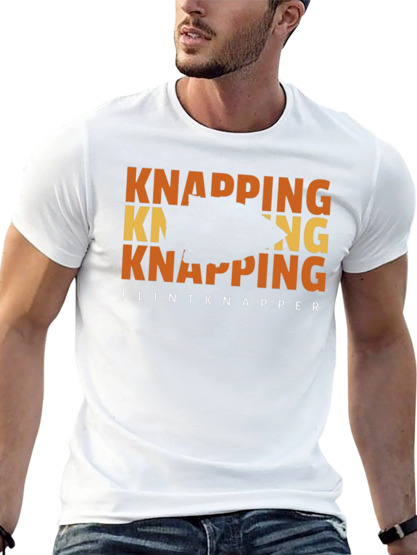 Flintknapper T-Shirt - Knapping Arrowhead Tee
