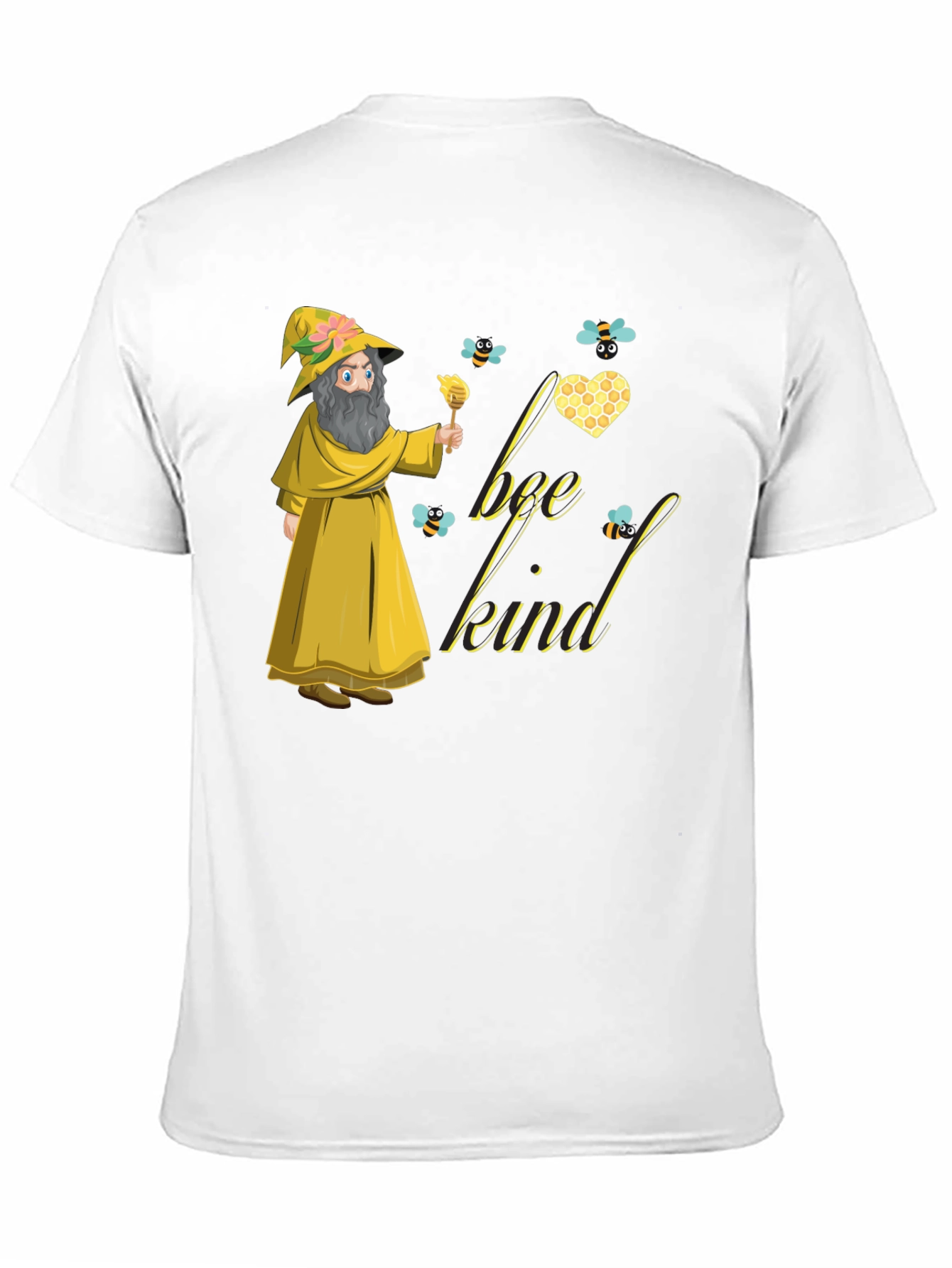 Bee Kind Wizard T-Shirt - Unisex Cotton Tee