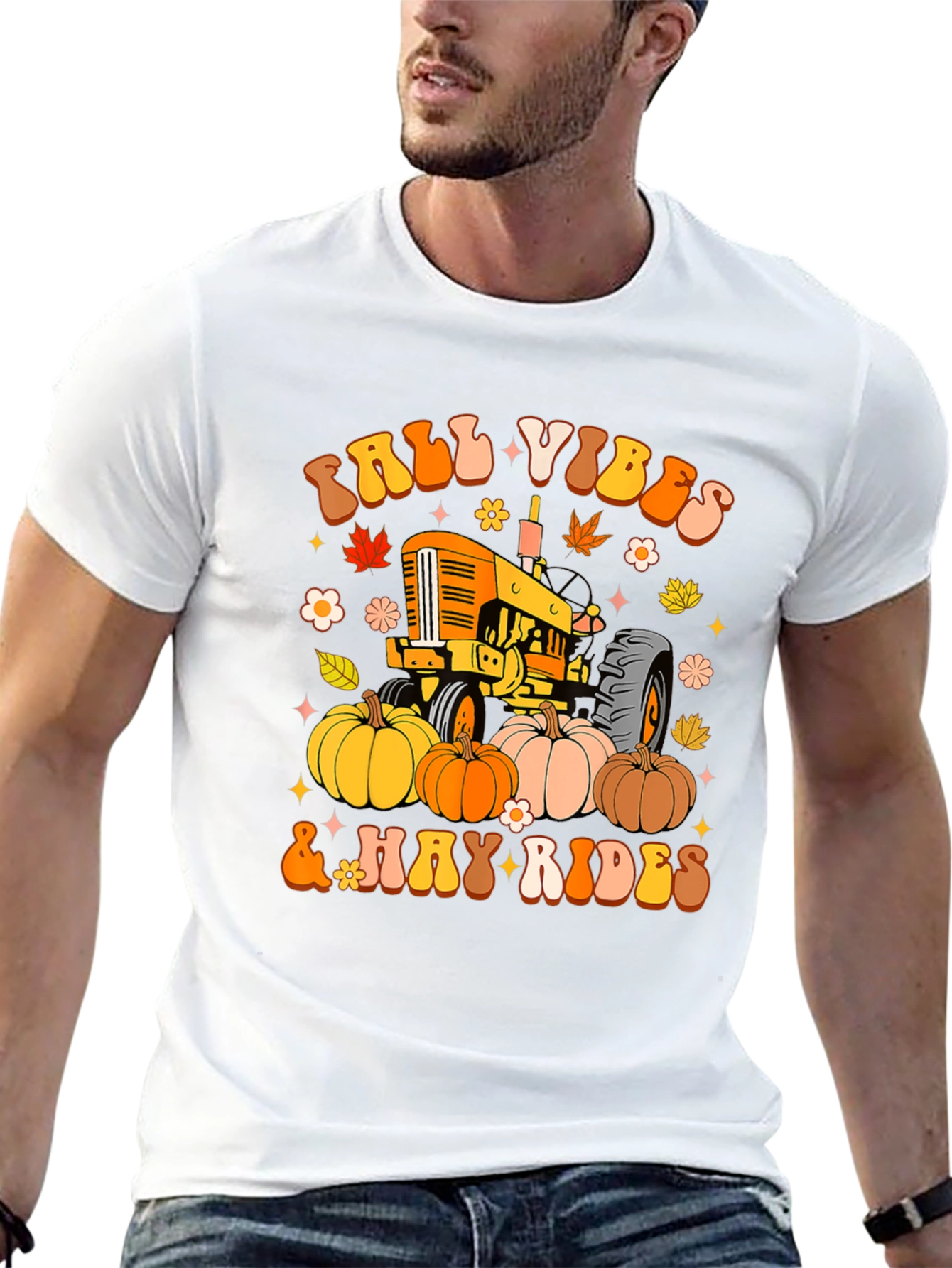 Fall Vibes & Hay Rides Graphic Tee
