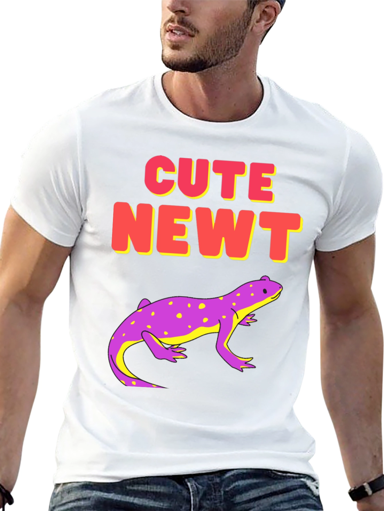 Cute Newt T-Shirt - Fun Animal Tee