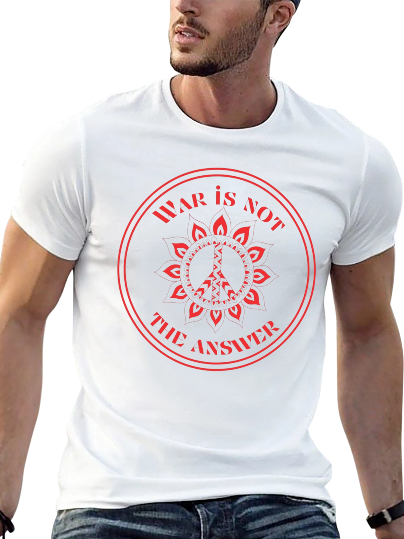 War is Not the Answer Graphic Tee