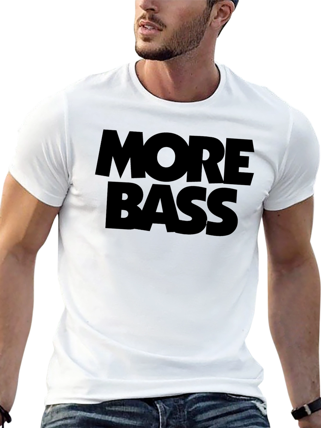 More Bass Black Graphic Tee