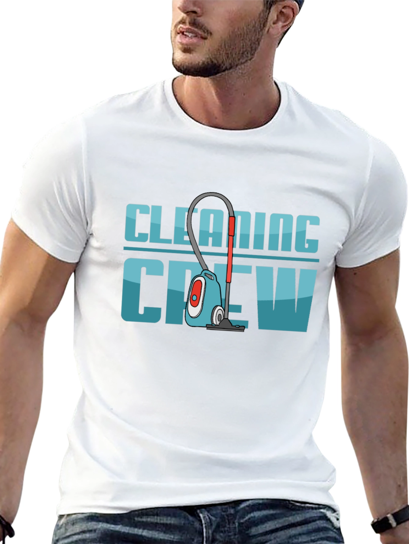 Cleaning Crew T-Shirt Funny Janitor Tee