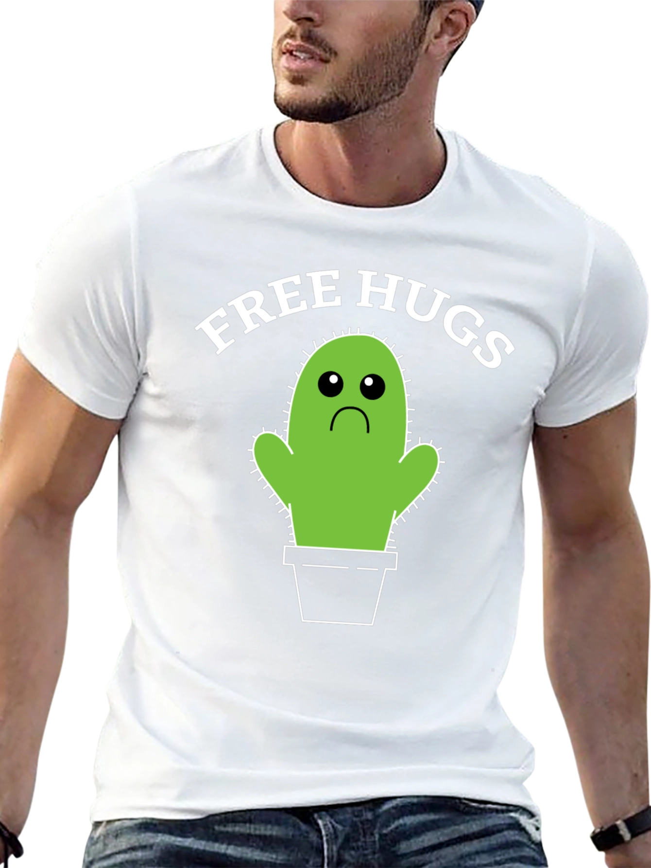 Free Hugs Cactus T-Shirt