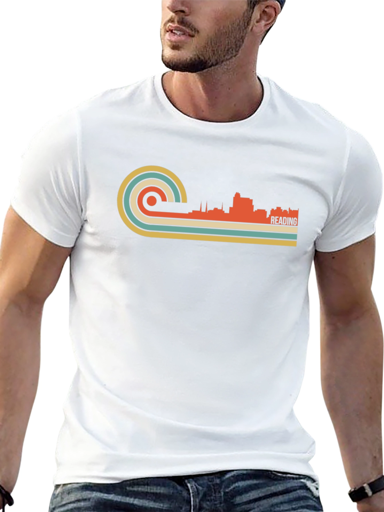 Retro Reading Skyline T-Shirt